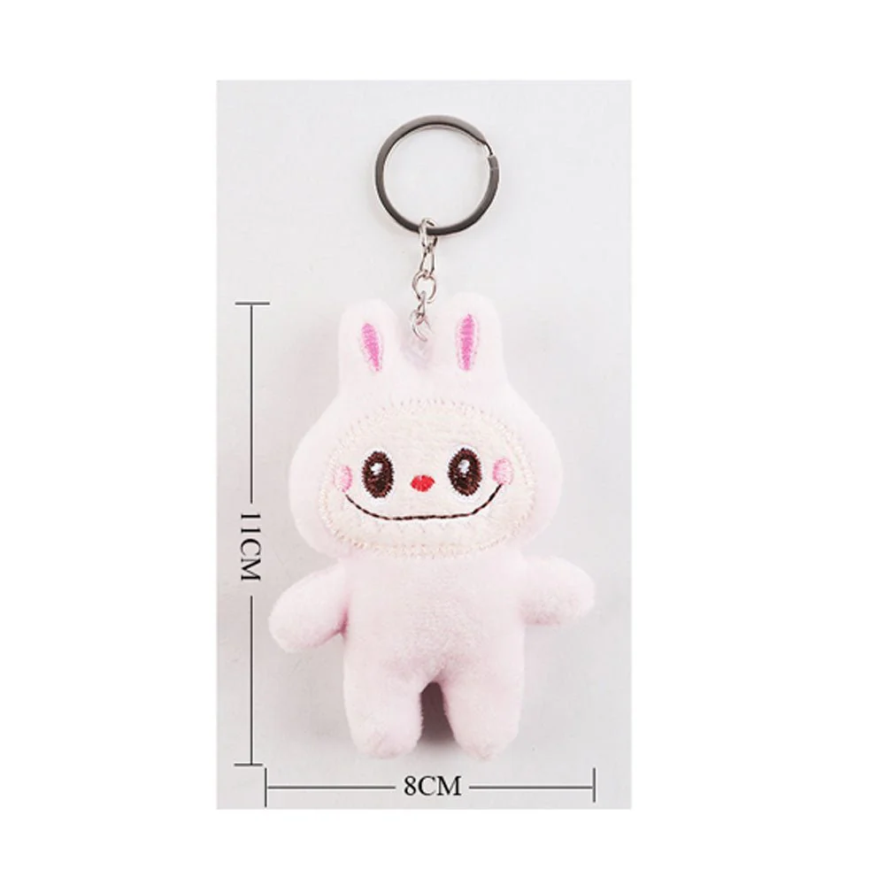 12PCS - Plush Bunny Monster Doll Keychains / Bag Charms - Image 4