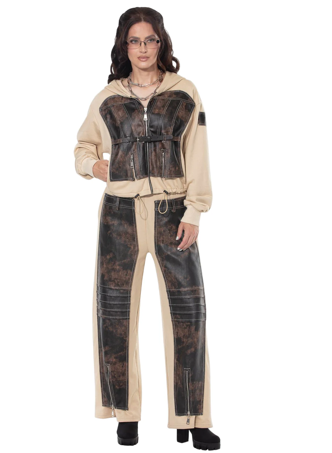2pc. Jacket & Pant Set - Love The Queen. Style 17622