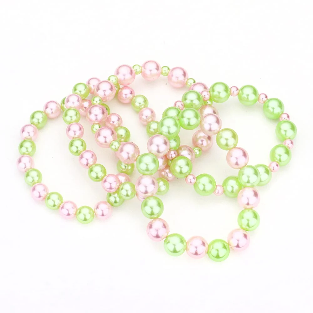 5PCS - Pearl Stretch Bracelets - Image 2