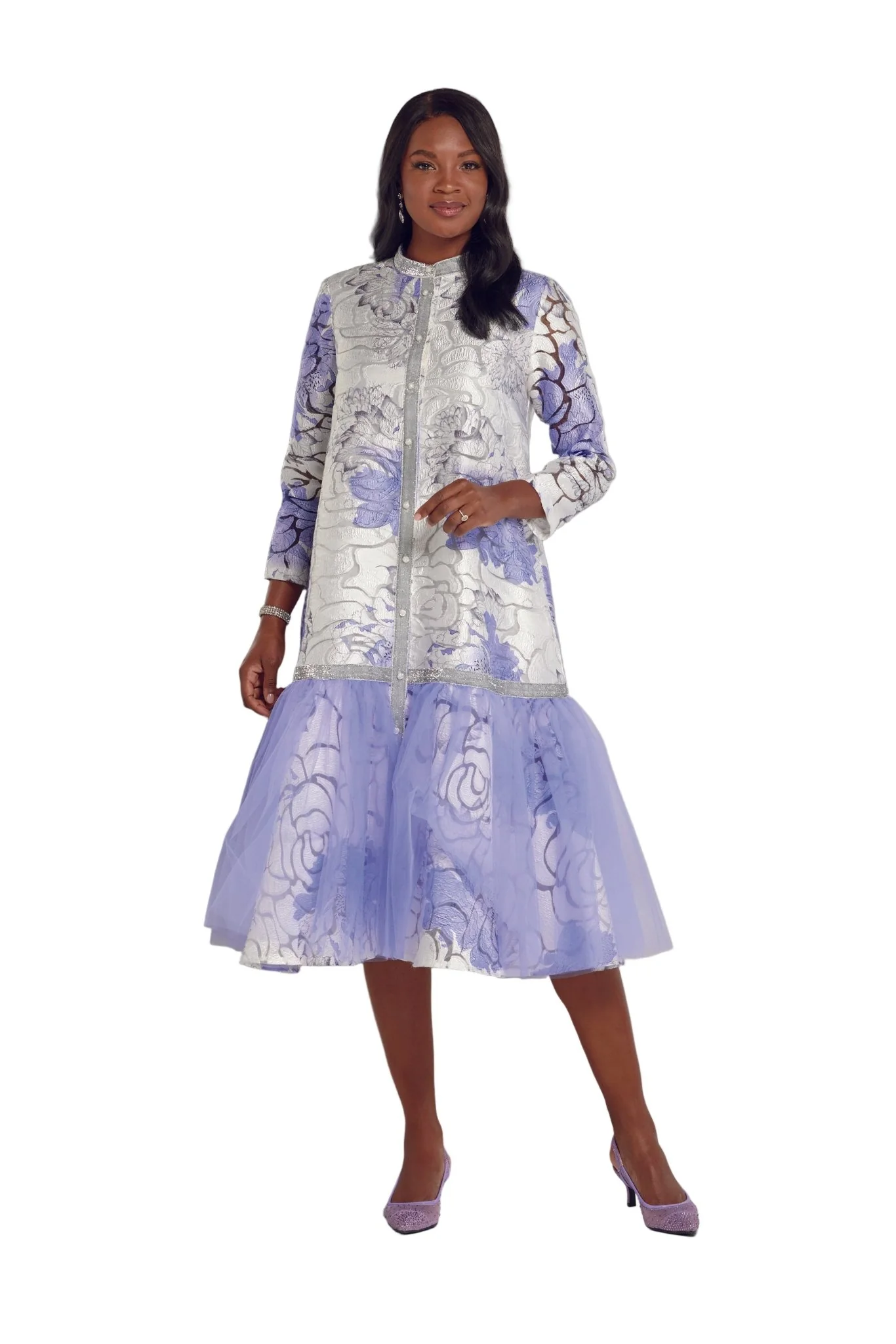 A Medley of Beauty Midi Dress by EY Boutique