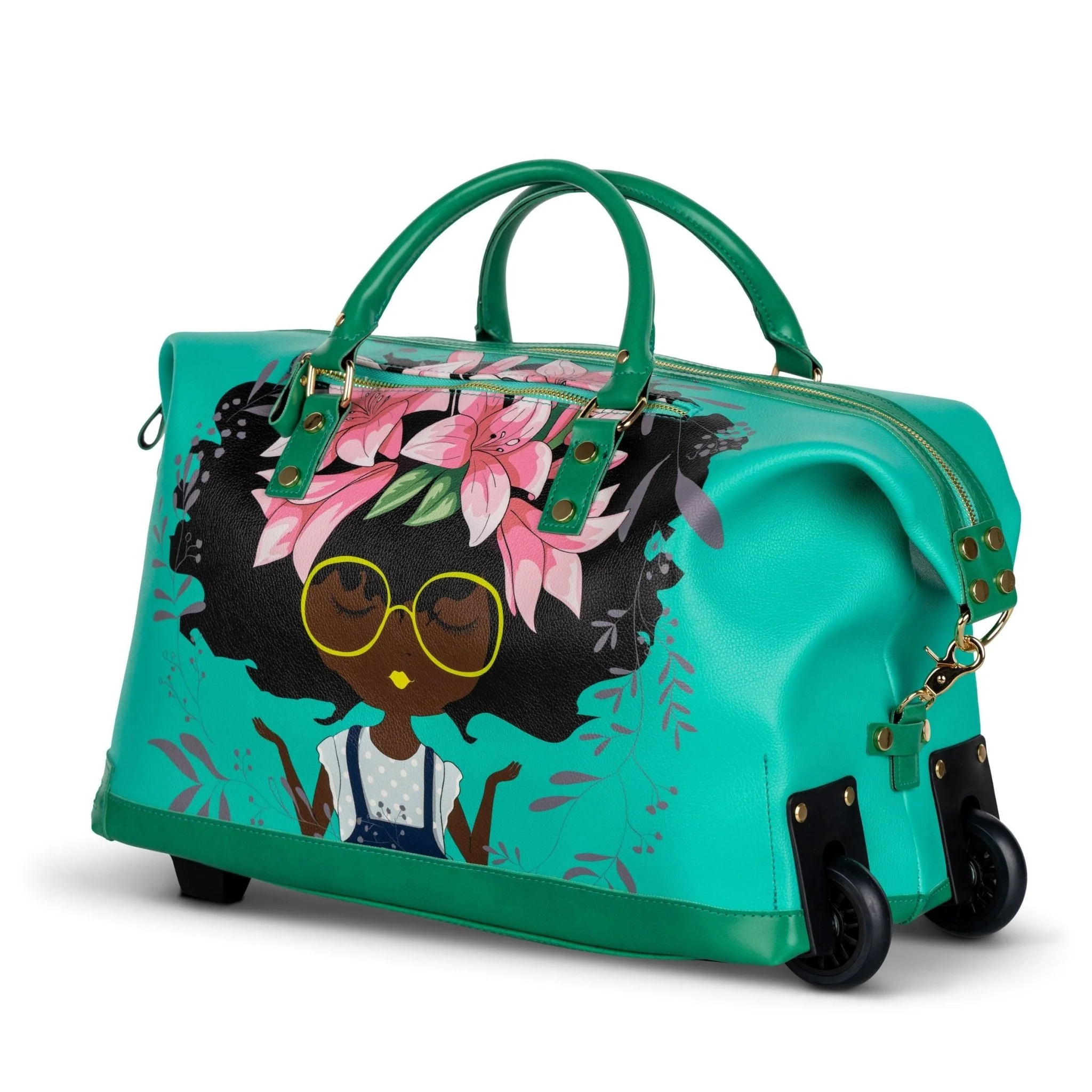 AFROBRATS™ The Lily Jade Roller Bag - Image 2