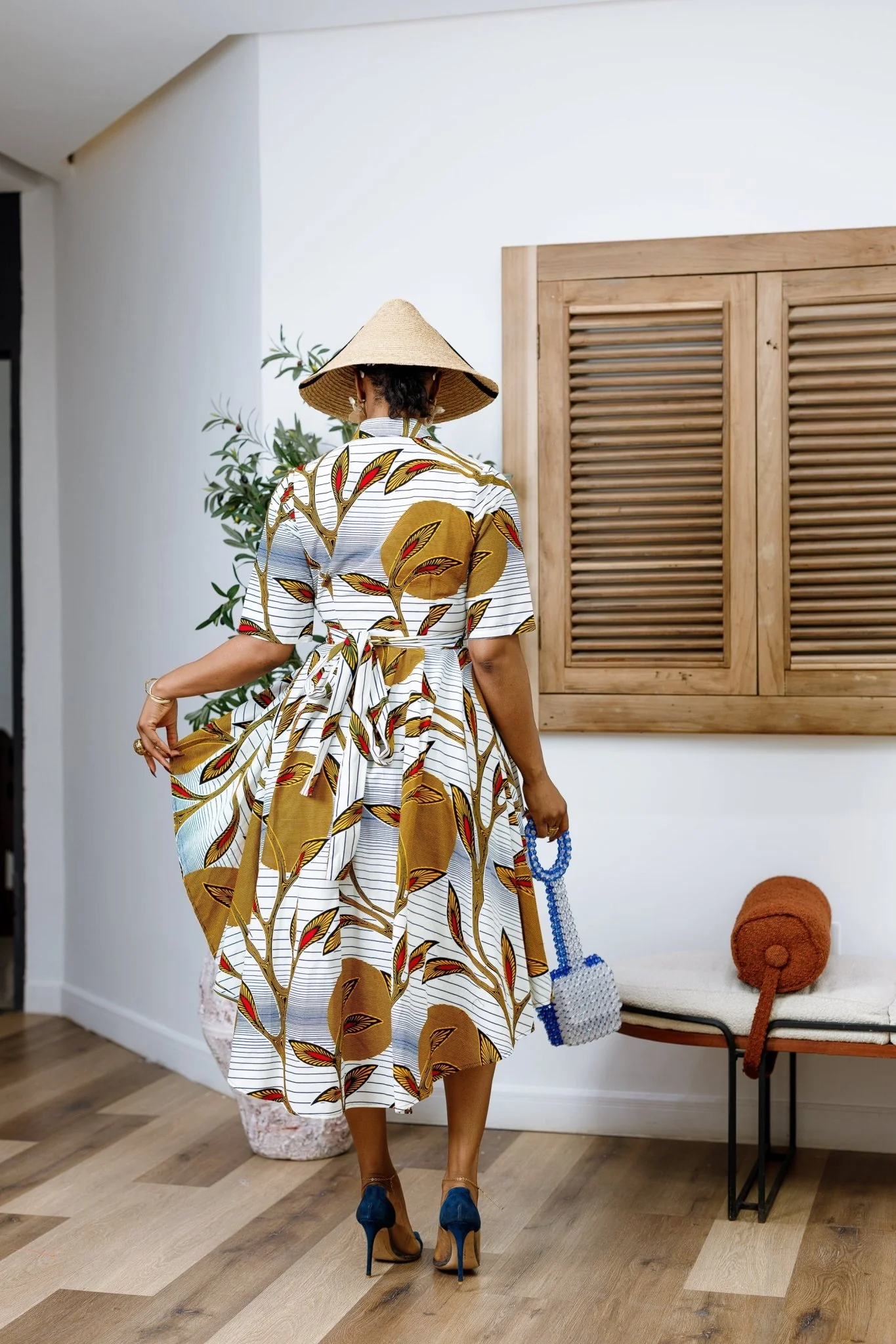 AFUA AFRICAN PRINT HI-LOW TOP - Image 3