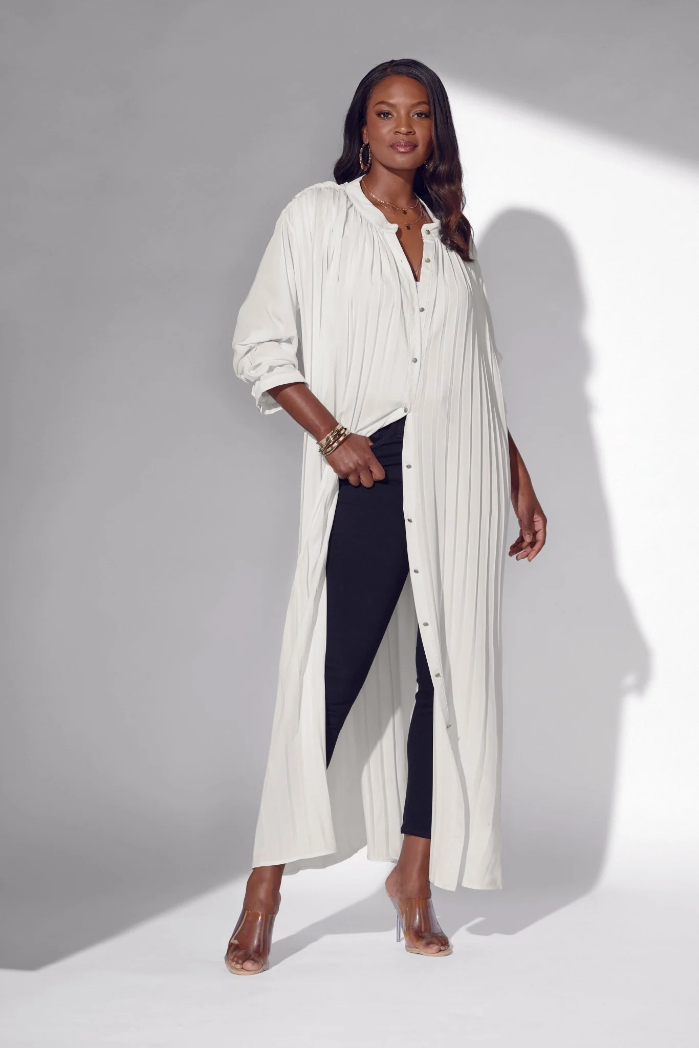 All Buttoned Up Maxi Dress by EY Boutique - Image 4