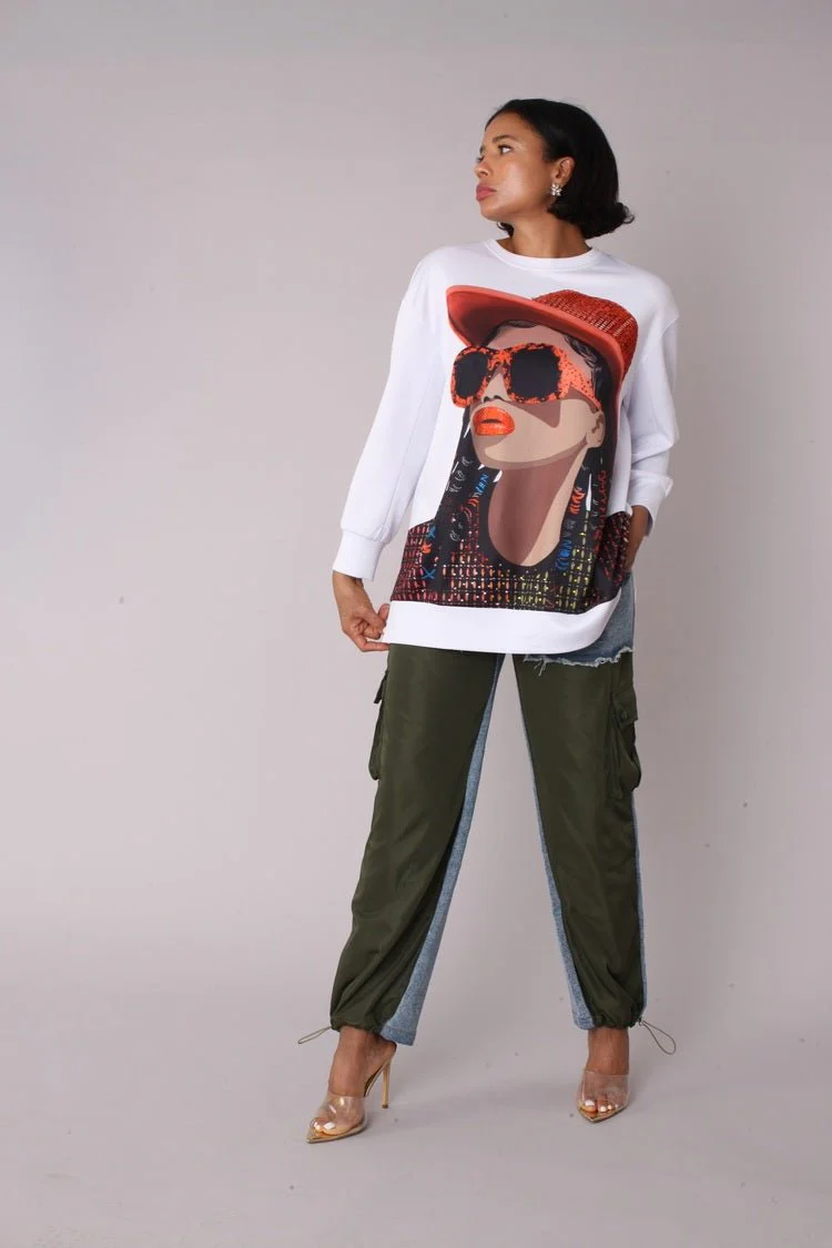 Artistic Portrait Graphic T-Shirt - 82392 - Image 11