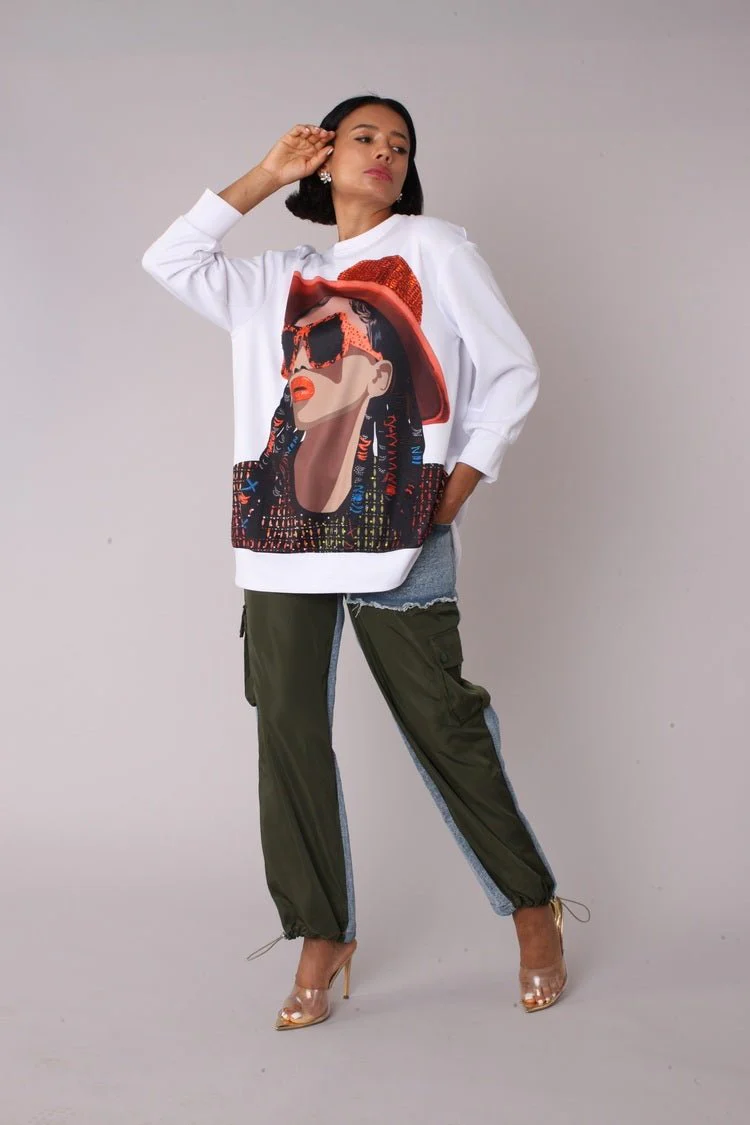 Artistic Portrait Graphic T-Shirt - 82392 - Image 12