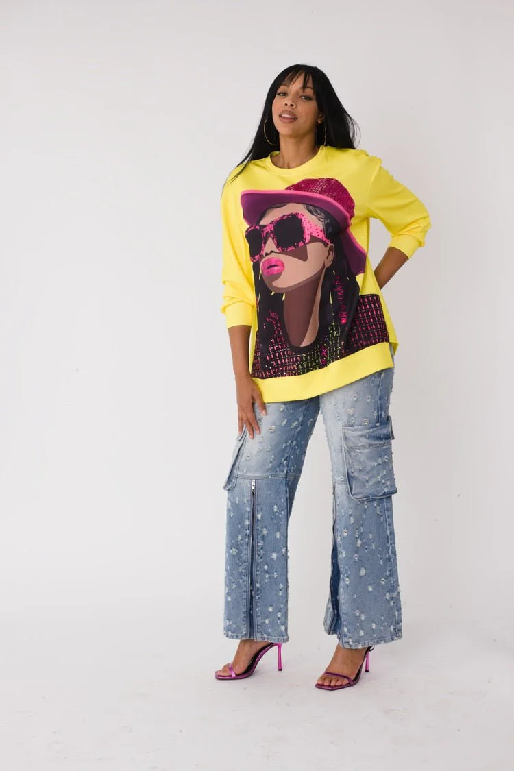 Artistic Portrait Graphic T-Shirt - 82392 - Image 4