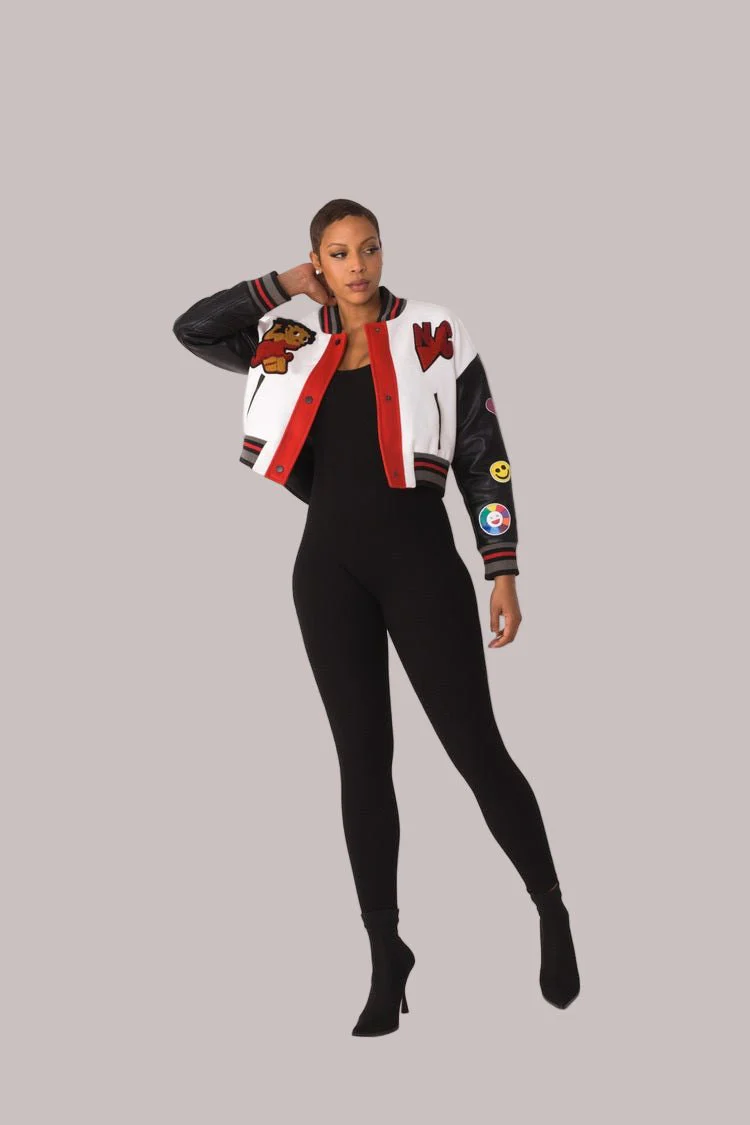 Betty Boop Varsity Crop Jacket - 82236 - Image 6
