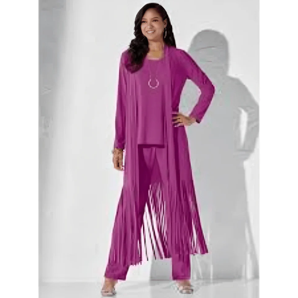 Binge on Fringe 3-Pc. Pantset by Studio EY - Image 2