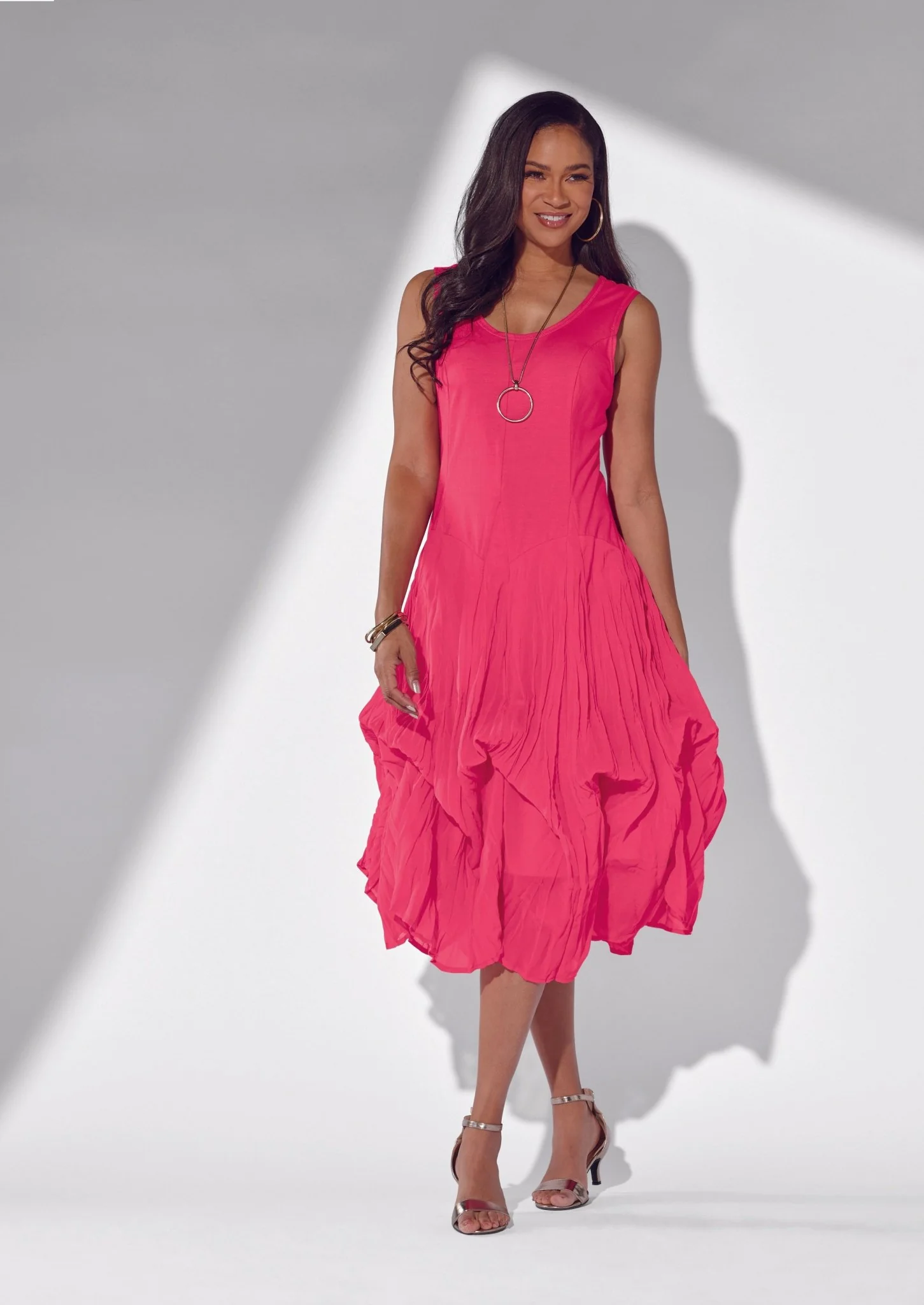 Bubble and Flow Balloon-Hem Dress by Studio EY - Image 2