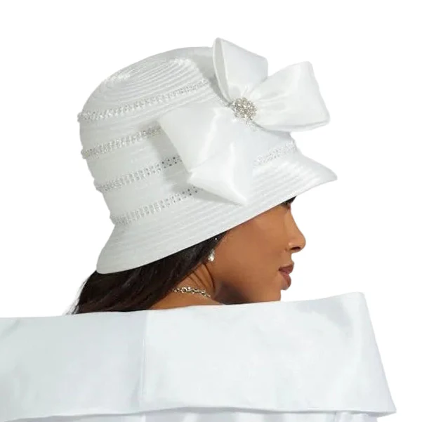 Classic Portrait Collar Church Hat by EY Boutique - Image 3