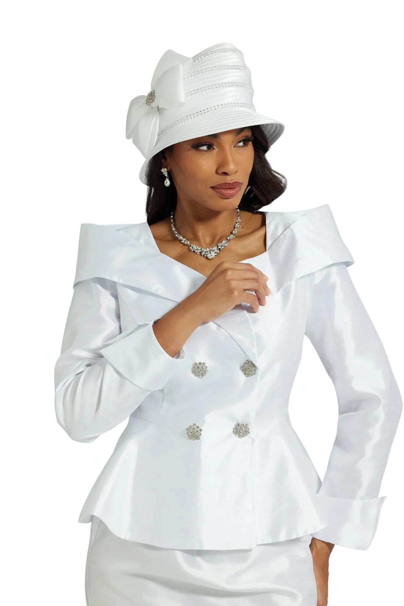 Classic Portrait Collar Suit by EY Boutique - Image 2