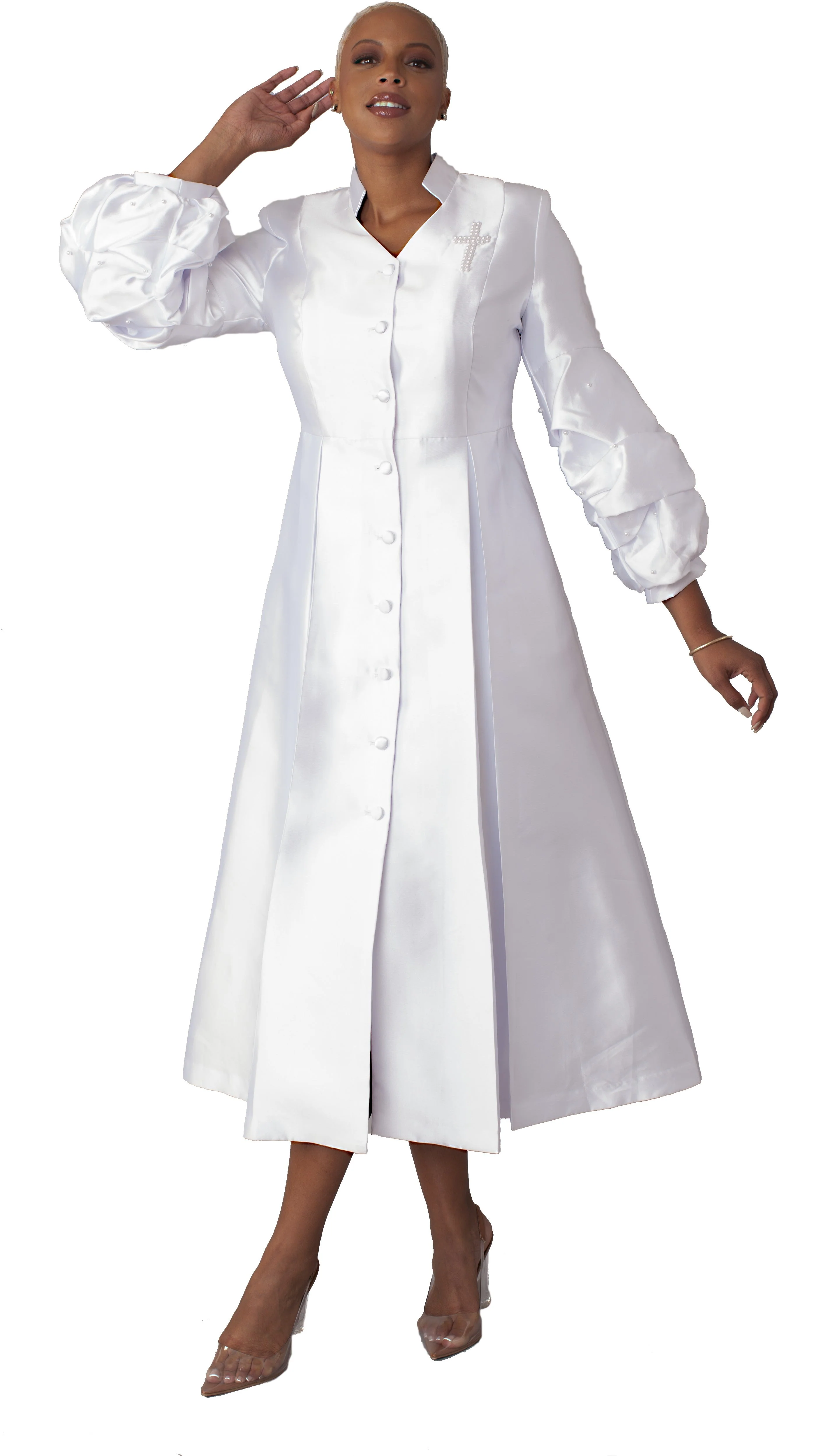 Women’s Modern Cassock Robe -4730 - Image 4