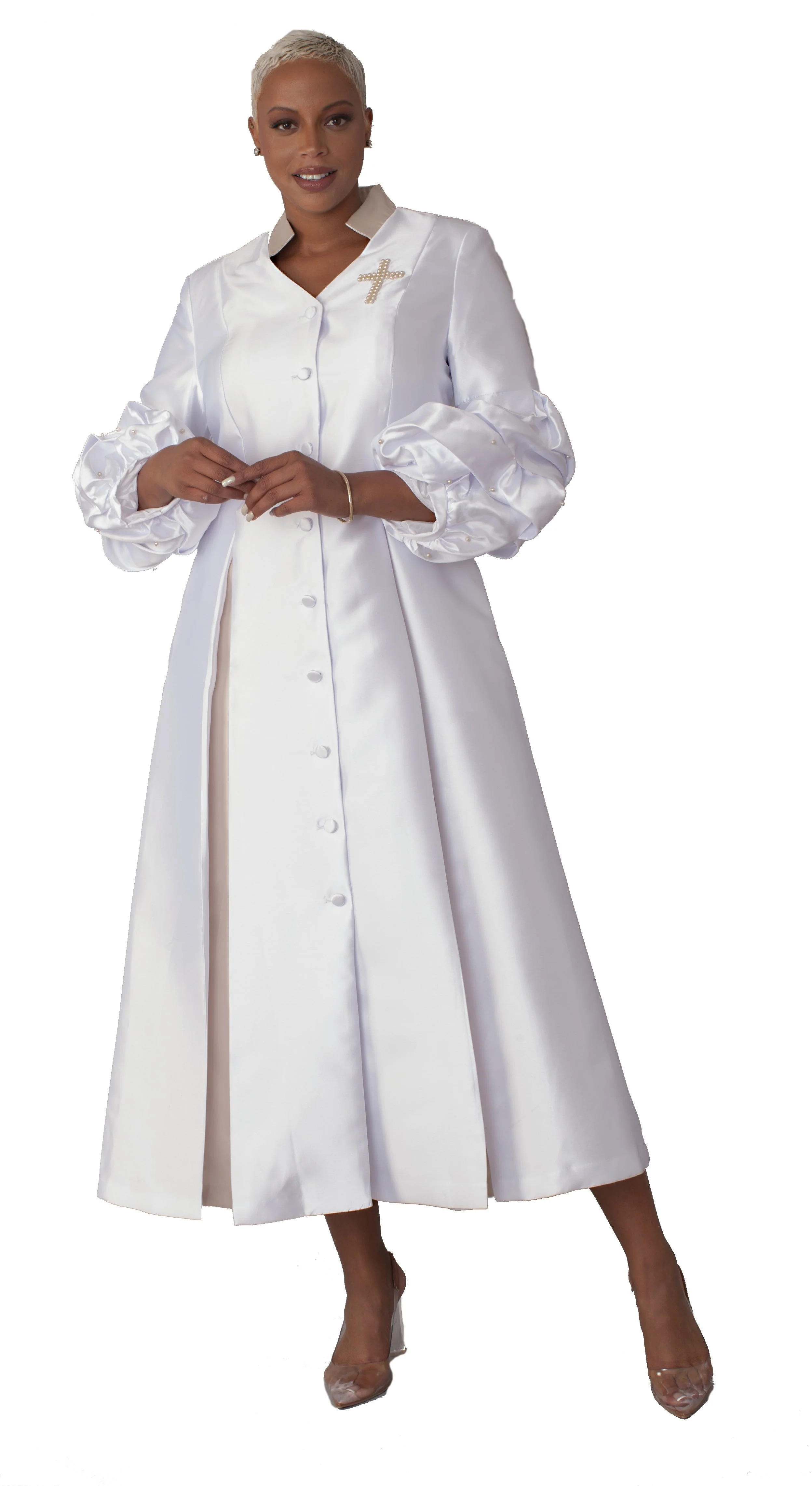 Women’s Modern Cassock Robe -4730 - Image 9