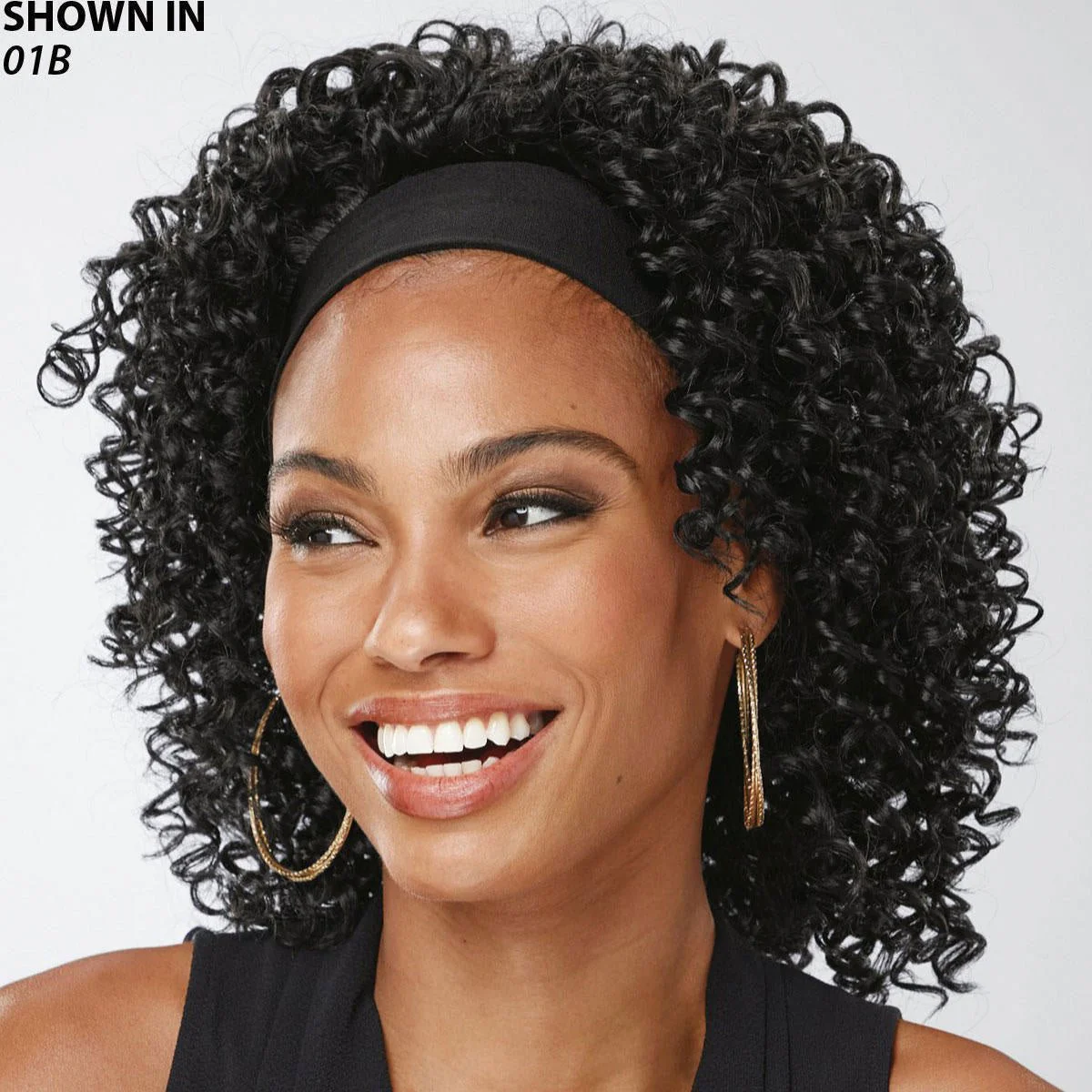 Curly Wig with Headband by Especially Yours - Image 7