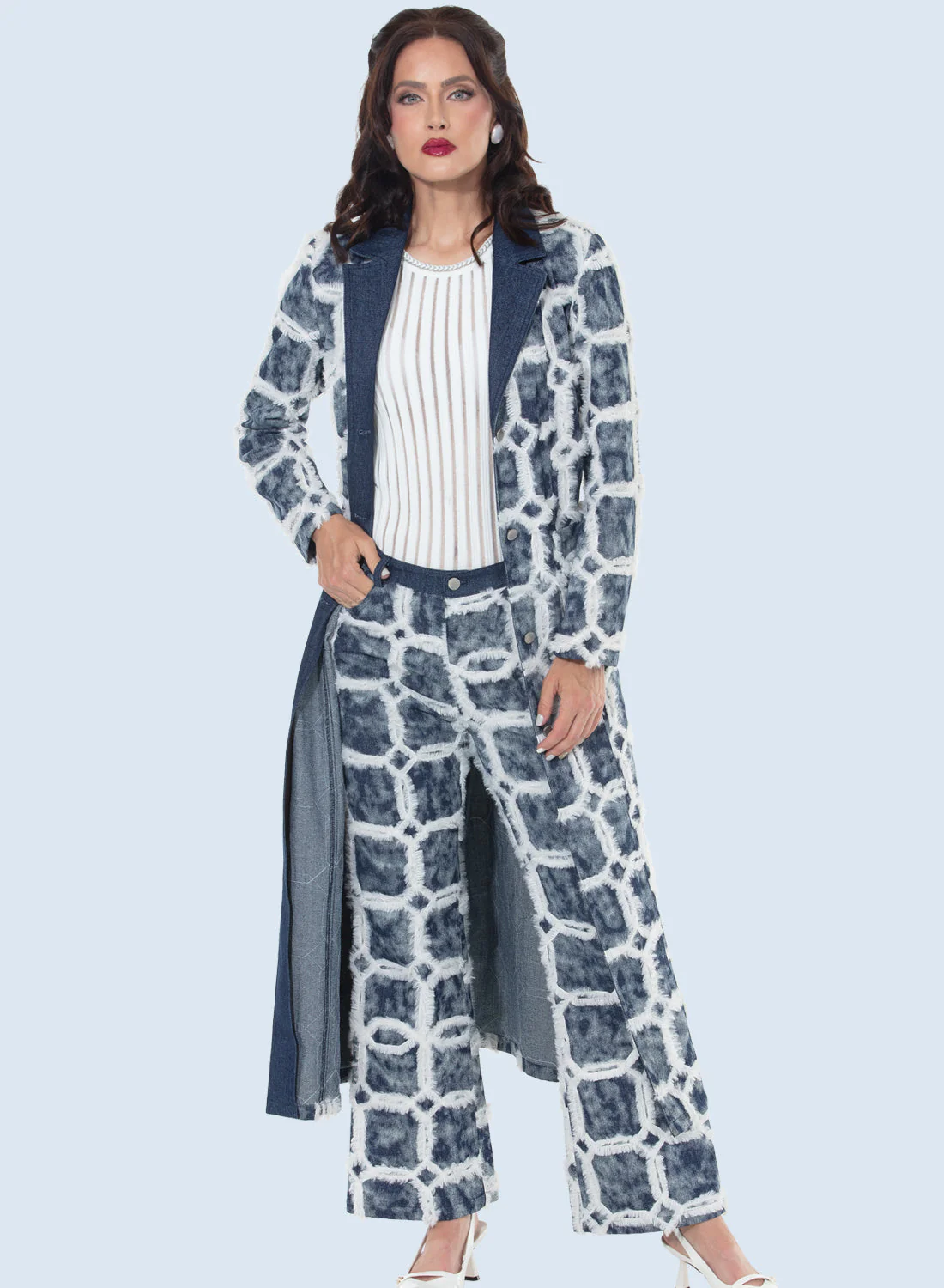 Donna Vinci Jeans, Style 8509-J - Duster - Image 2
