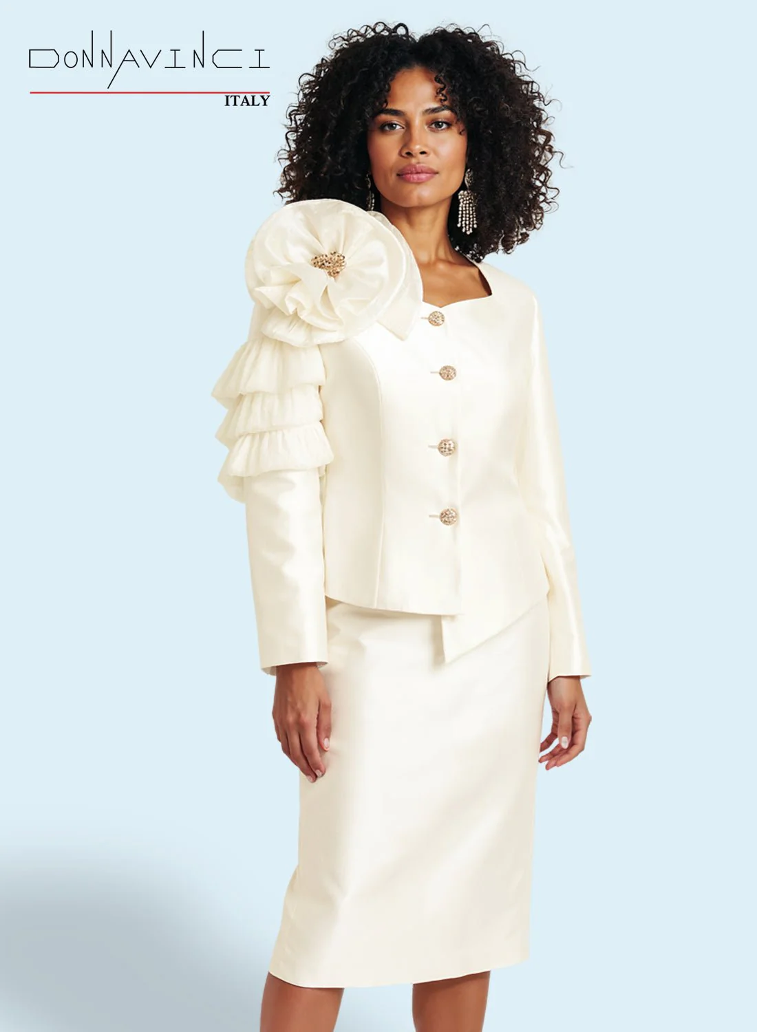 Donna Vinci, Style 12258 - 2pc. Jacket & Skirt Set