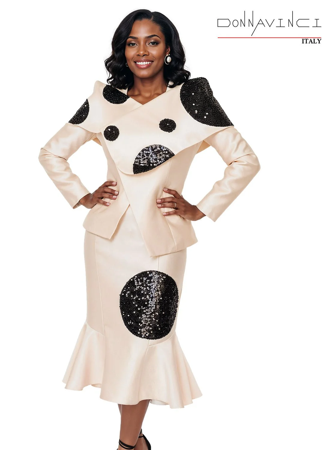 Donna Vinci, Style 12263 - 2pc. Jacket & Skirt Set