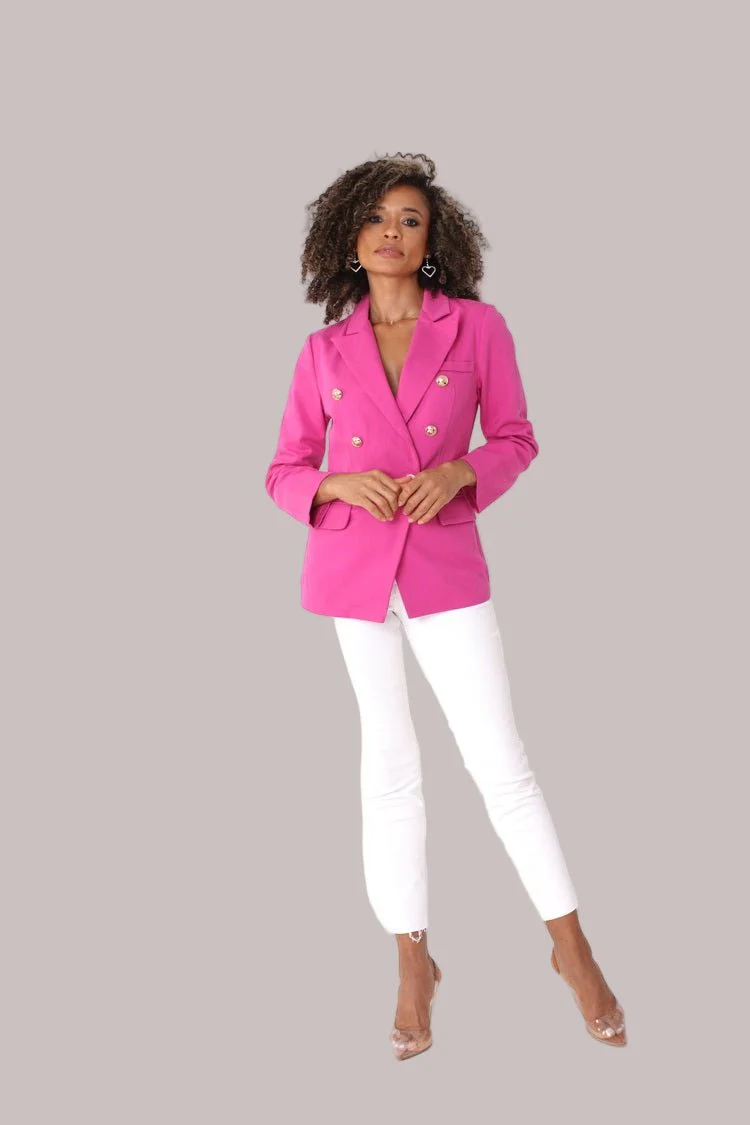 Double-Breasted Blazer -82100 - Image 11
