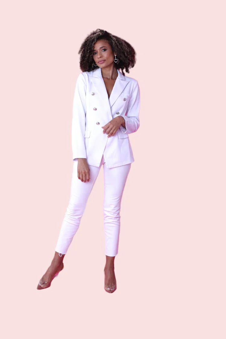 Double-Breasted Blazer -82100 - Image 3