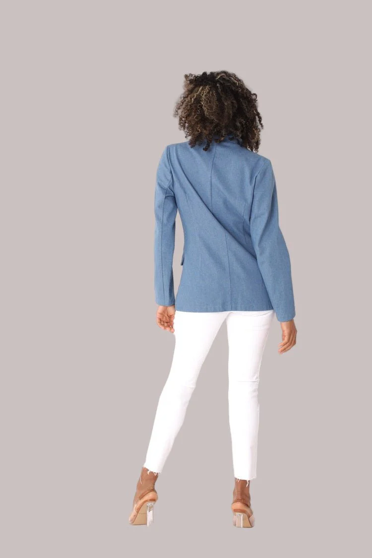 Double-Breasted Blazer -82100 - Image 8