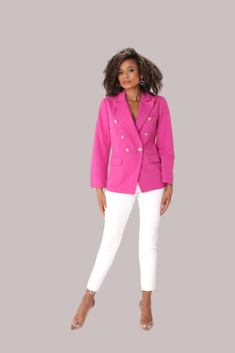 Double-Breasted Blazer -82100 - Image 9