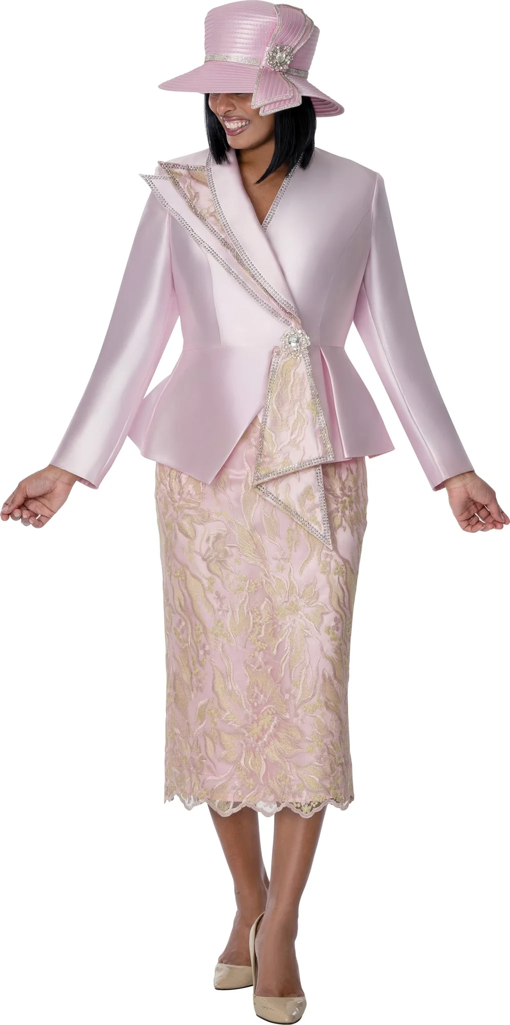 Elegant Blush 3-Piece Church Suit G401832