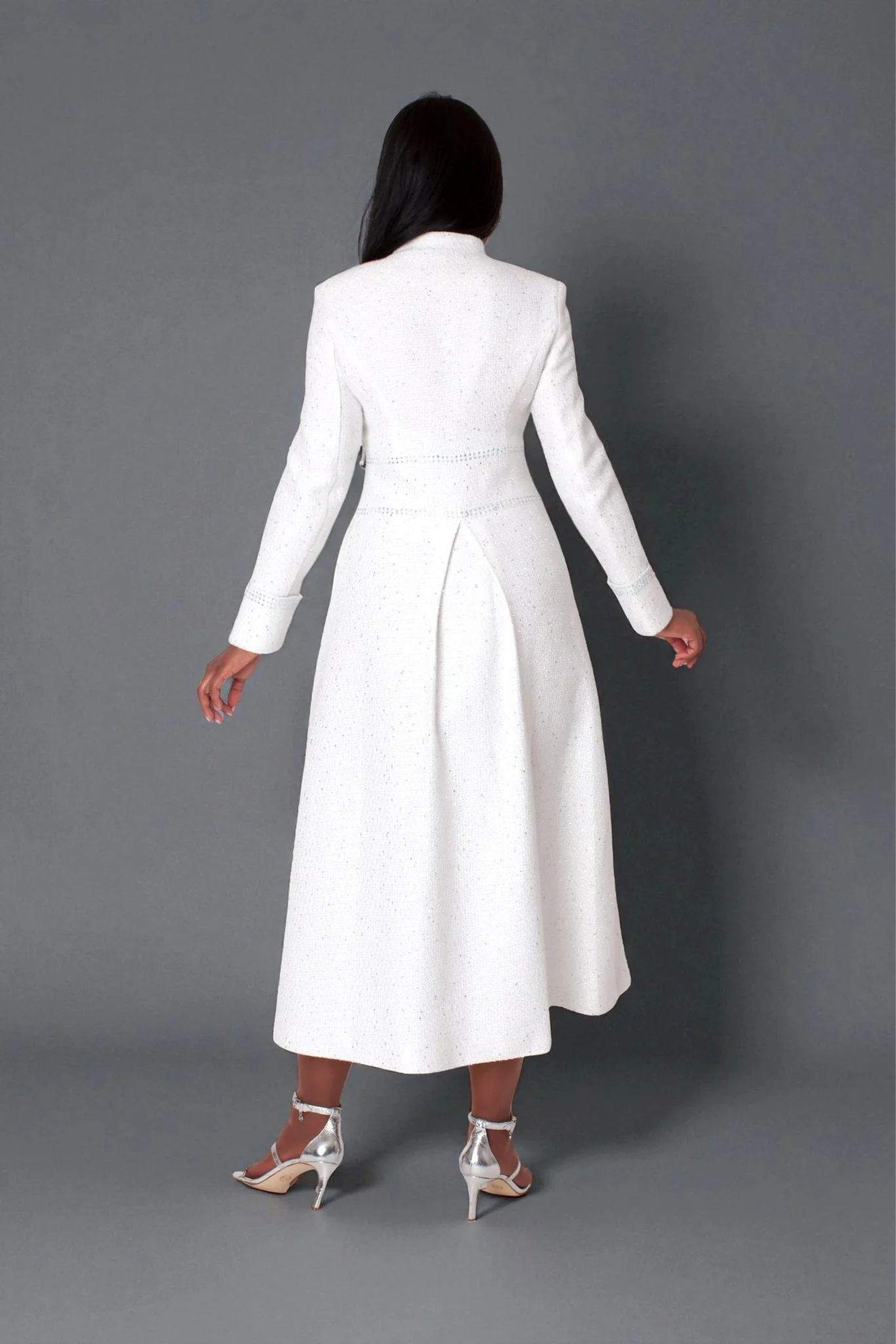 Elegant Charm Tweed Church Robe - 41032 - Image 3