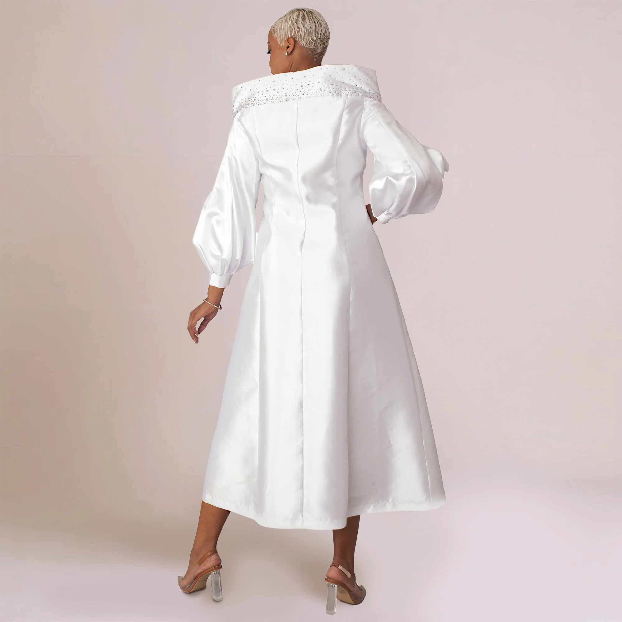 Elegant One-Piece Cassock Robe for Church Wear- 4801 - Image 4