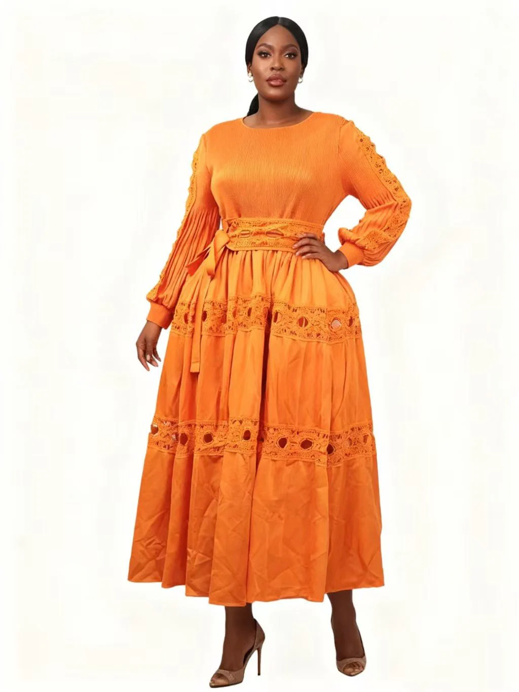 Enchanted Meadows Tiered Midi Dress - 83017 - Image 2