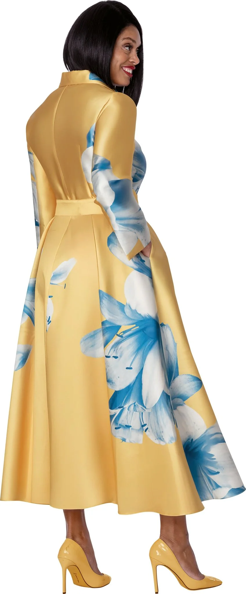 Orchard Tie-Waist Maxi Shirtdress by EY Boutique - Image 2