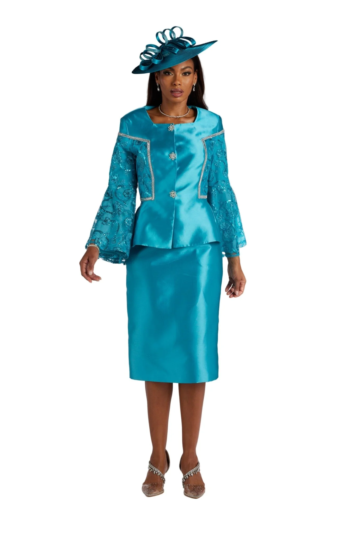 Feel Pretty Peplum Suit by EY Boutique - Image 3