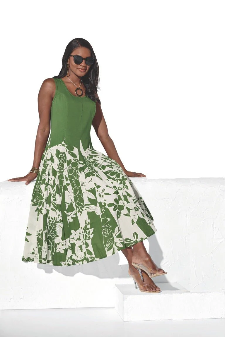 Floral Border Dress by Studio EY - Image 2