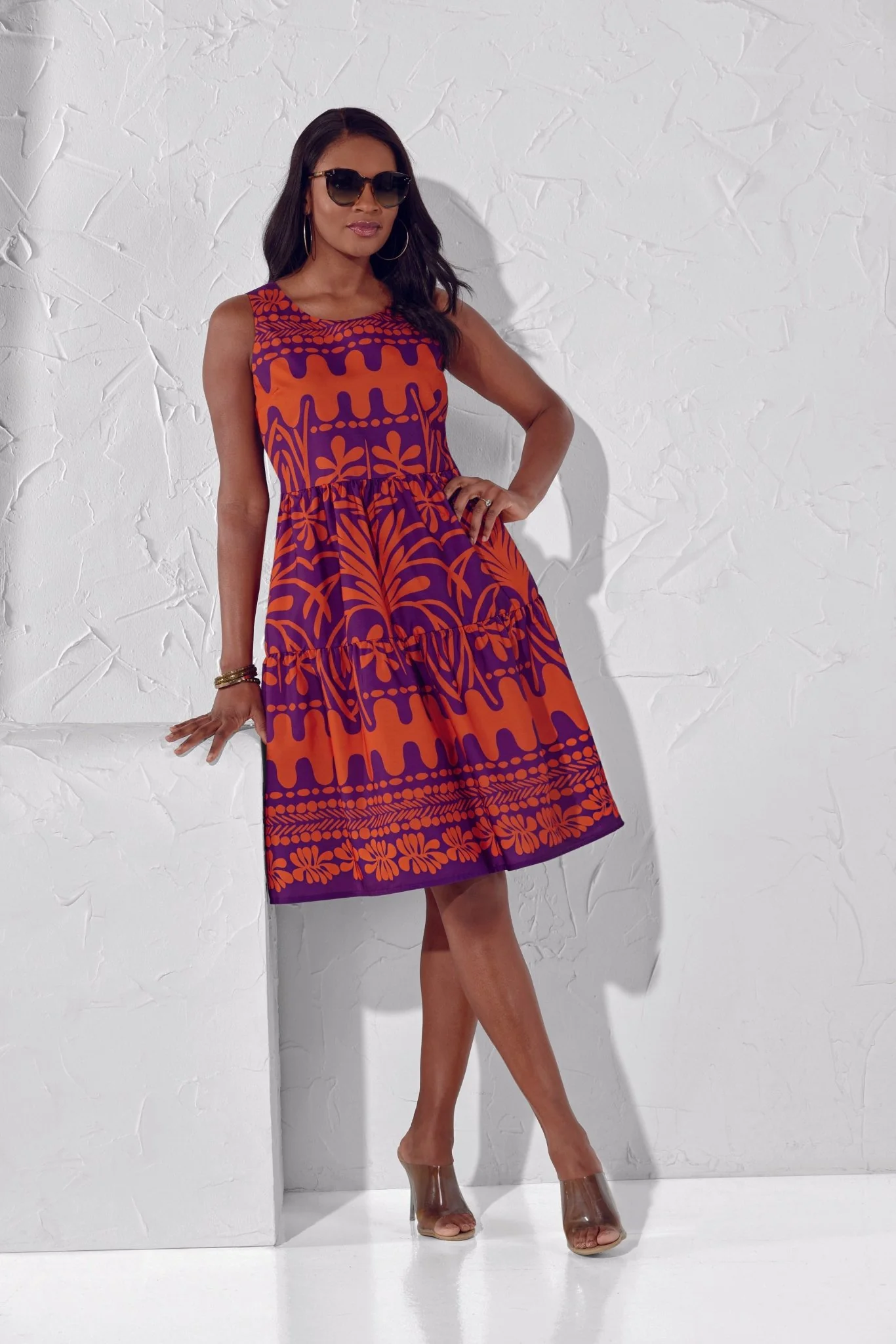 Garden Walk Sleeveless Dress by Studio EY - Image 2
