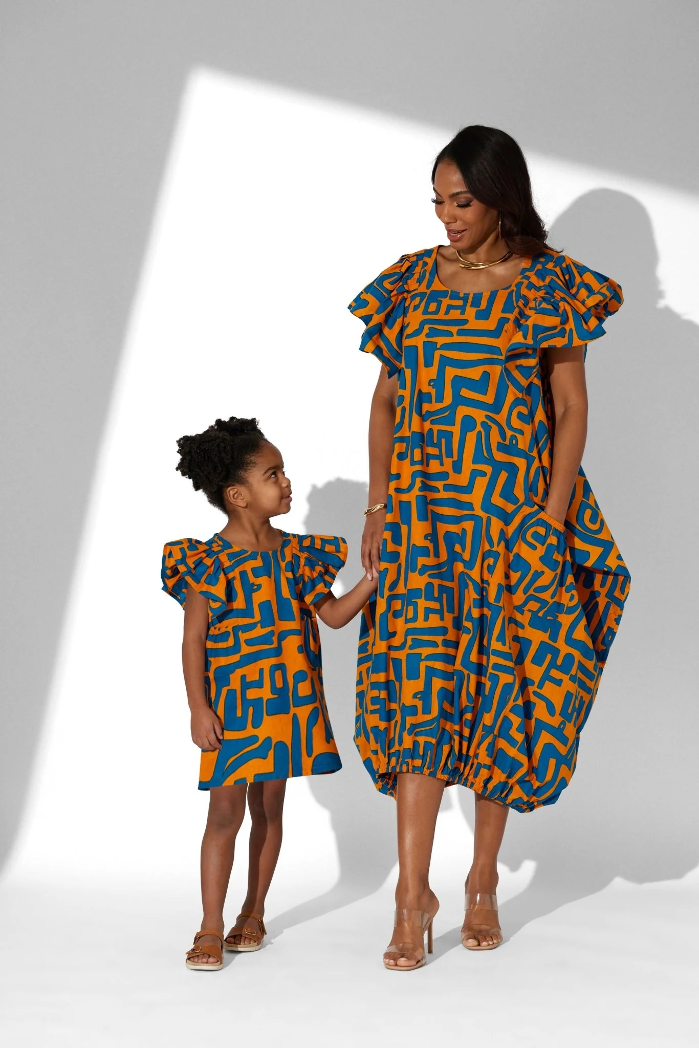 Girls Pop of Color Print Dress by Studio EY - Image 2