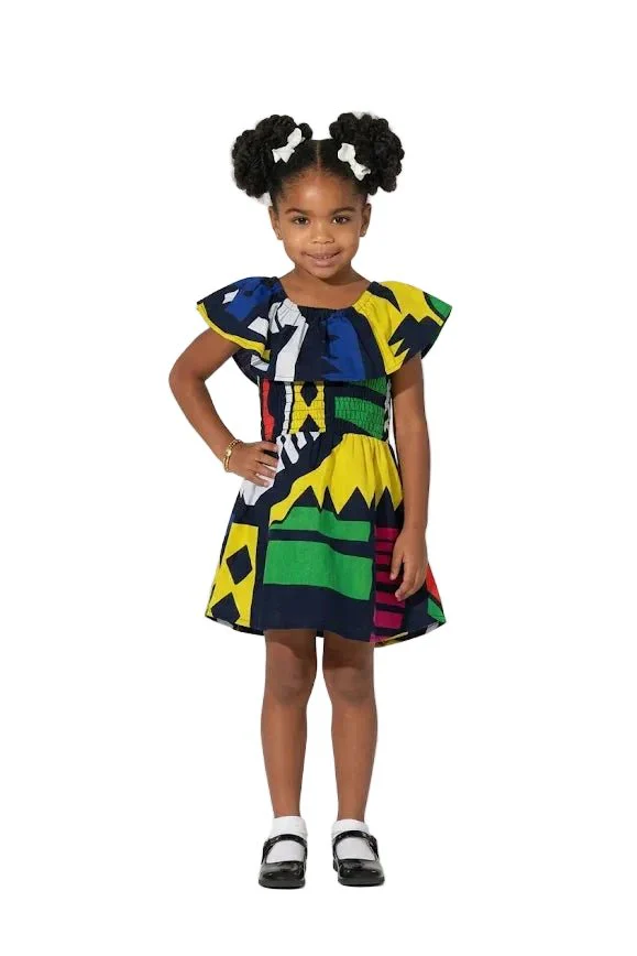 Girls Winona Print Dress by Studio EY