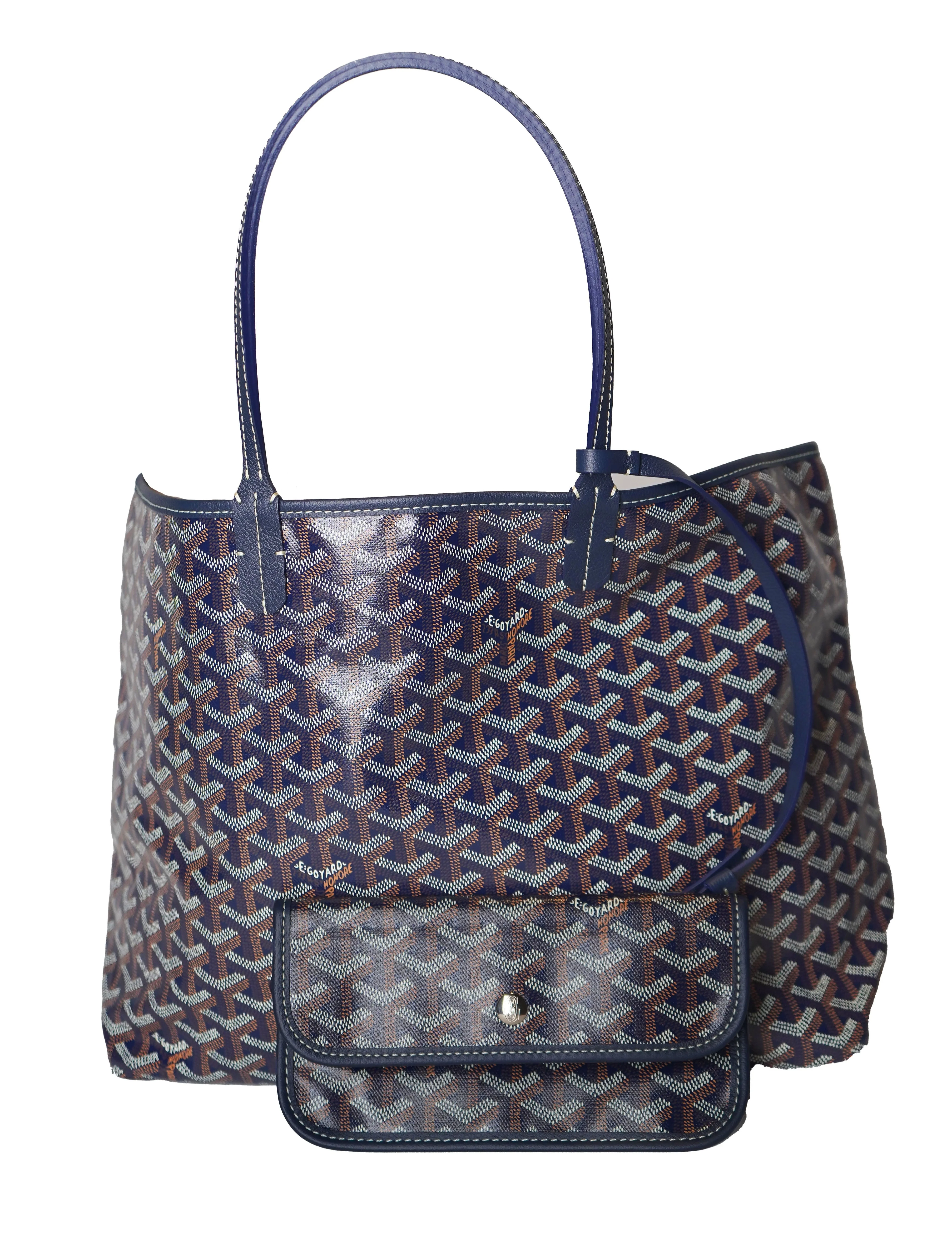 Goyard - Goyardine Saint Louis Tote PM Navy - Image 2