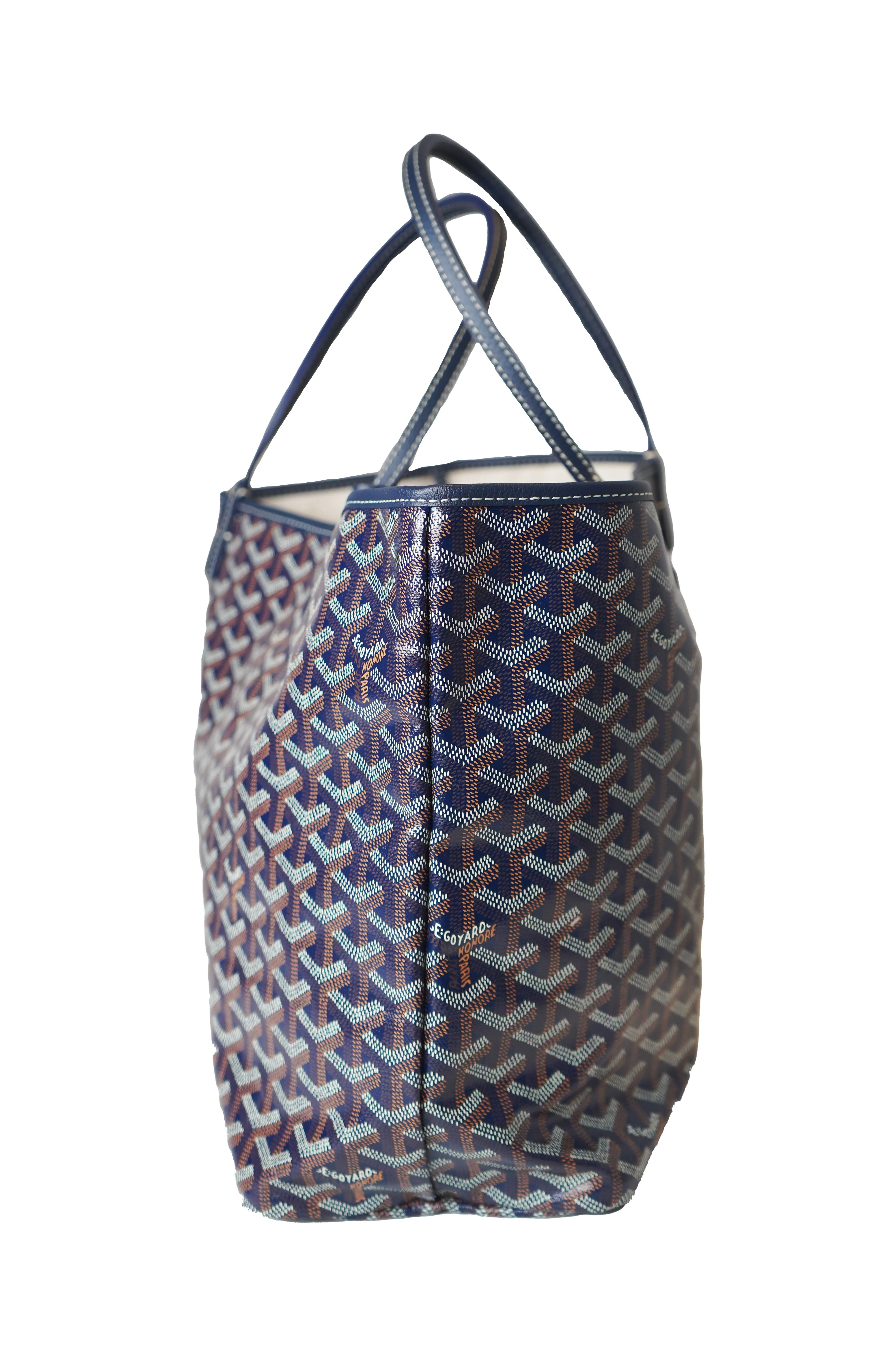 Goyard - Goyardine Saint Louis Tote PM Navy - Image 4