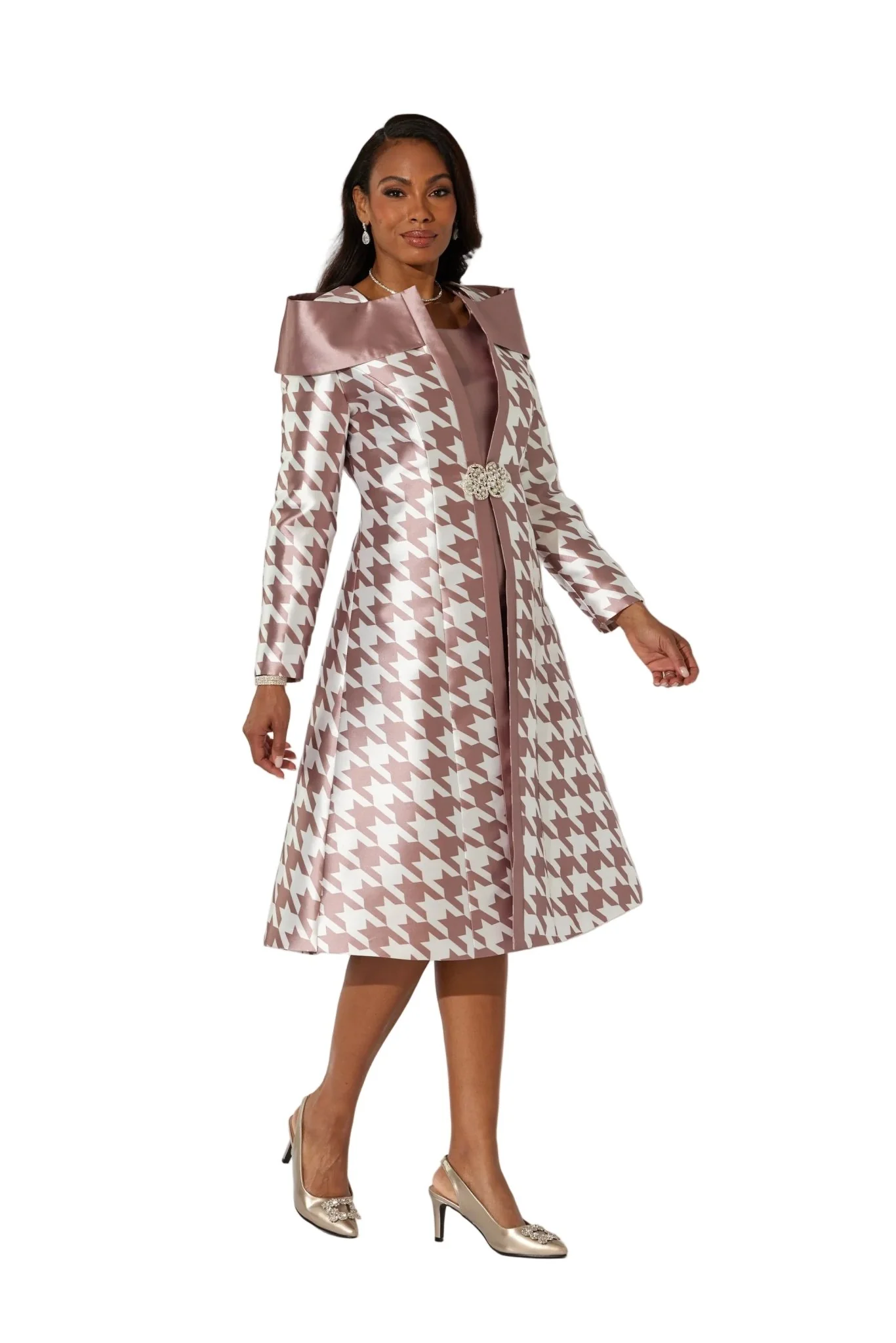 Haute Houndstooth Jacket Dress by EY Boutique - Image 2