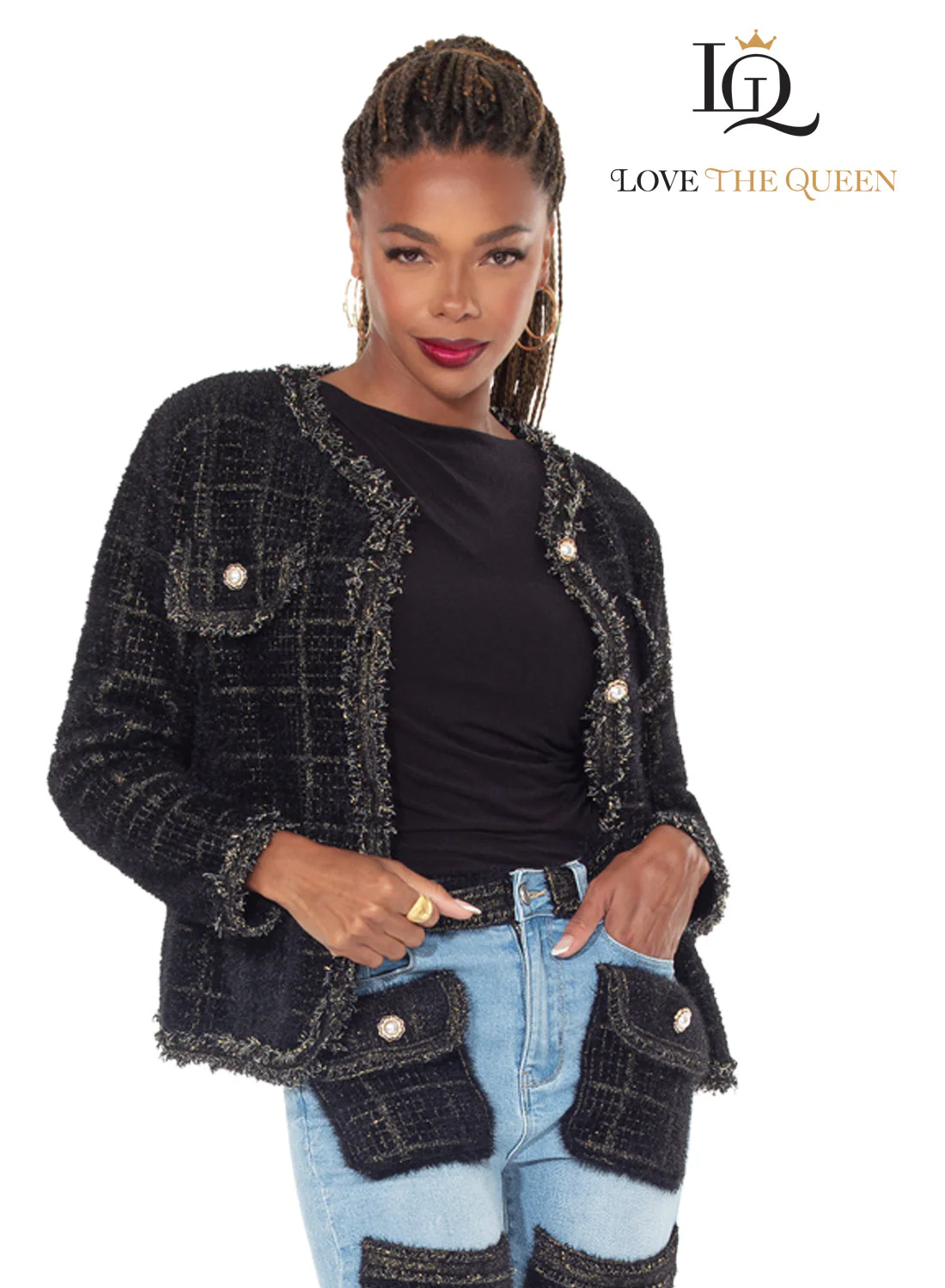 Jacket - Love The Queen. Style 17630-J - Image 2