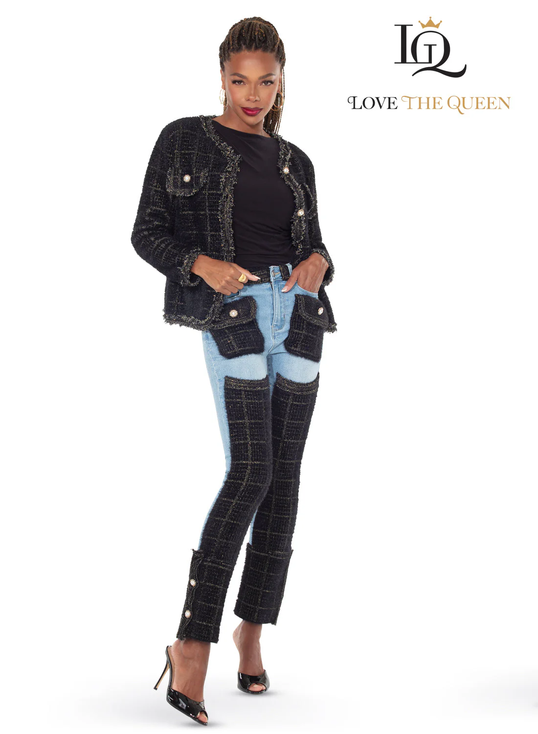 Jacket - Love The Queen. Style 17630-J - Image 3