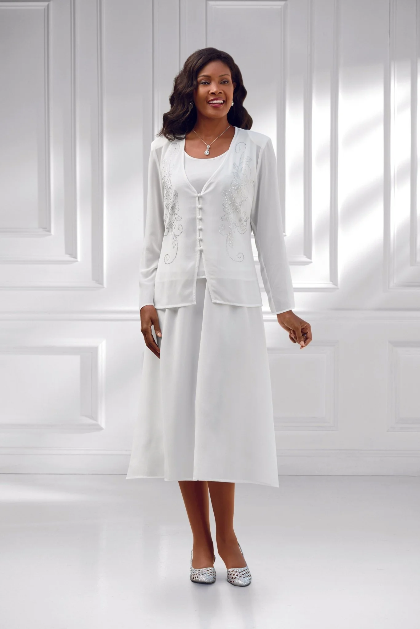 Jeweled Petals 3-Pc. Suit by EY Boutique - Image 3
