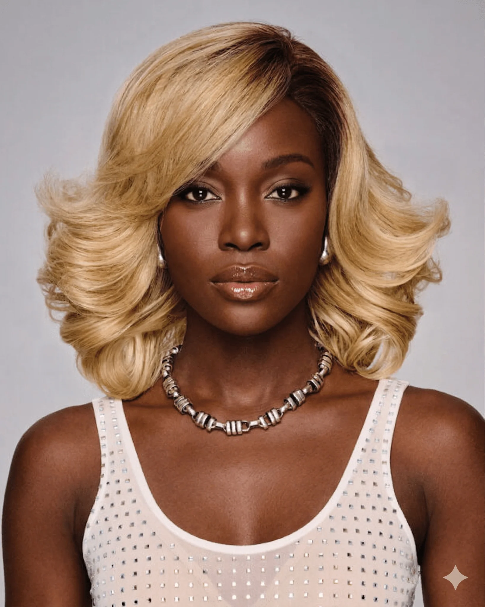 Chantelle Blonde Wavy Lace Front Wig by Kim Kimble