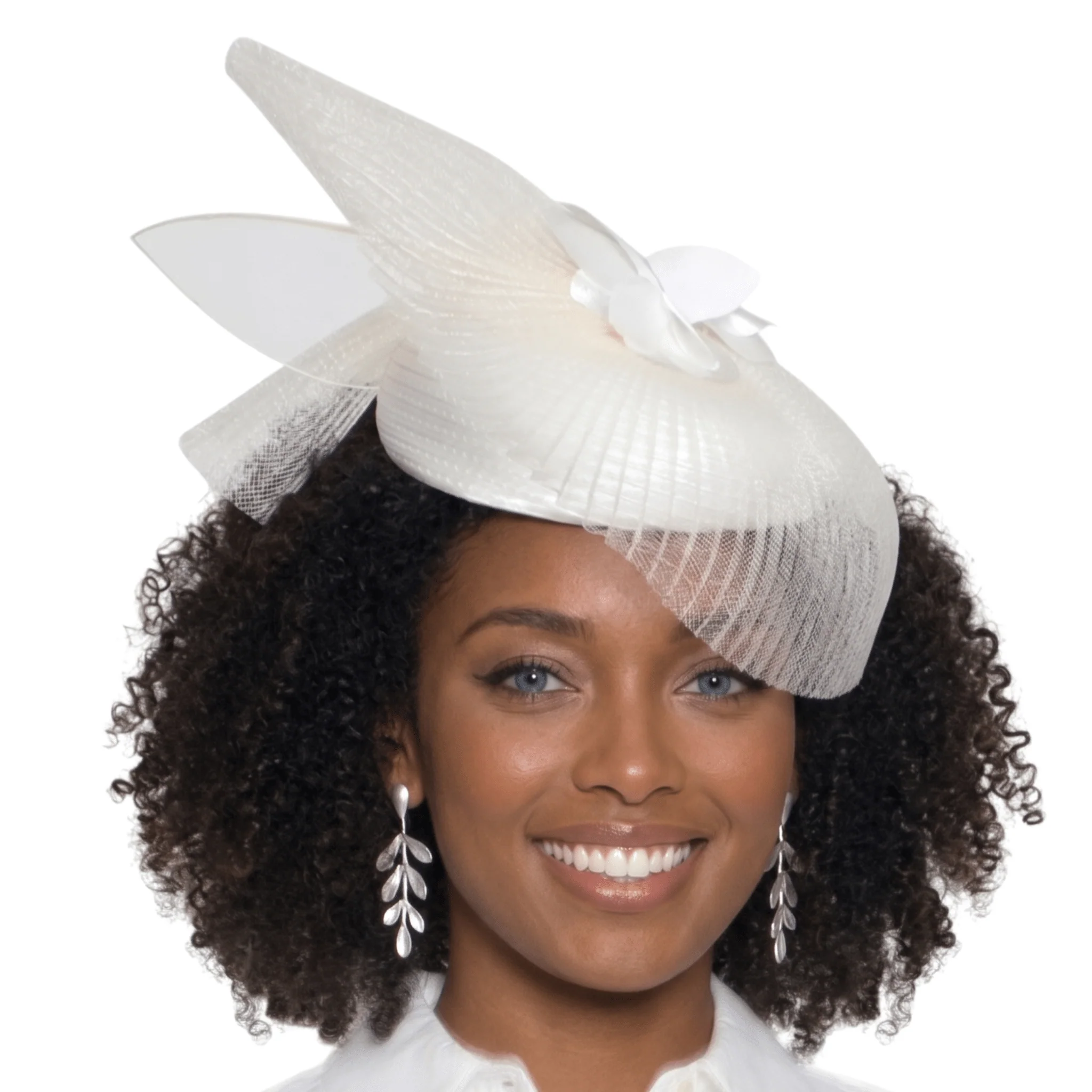 Sculpted Veil Fascinator Hat by Lily and Taylor