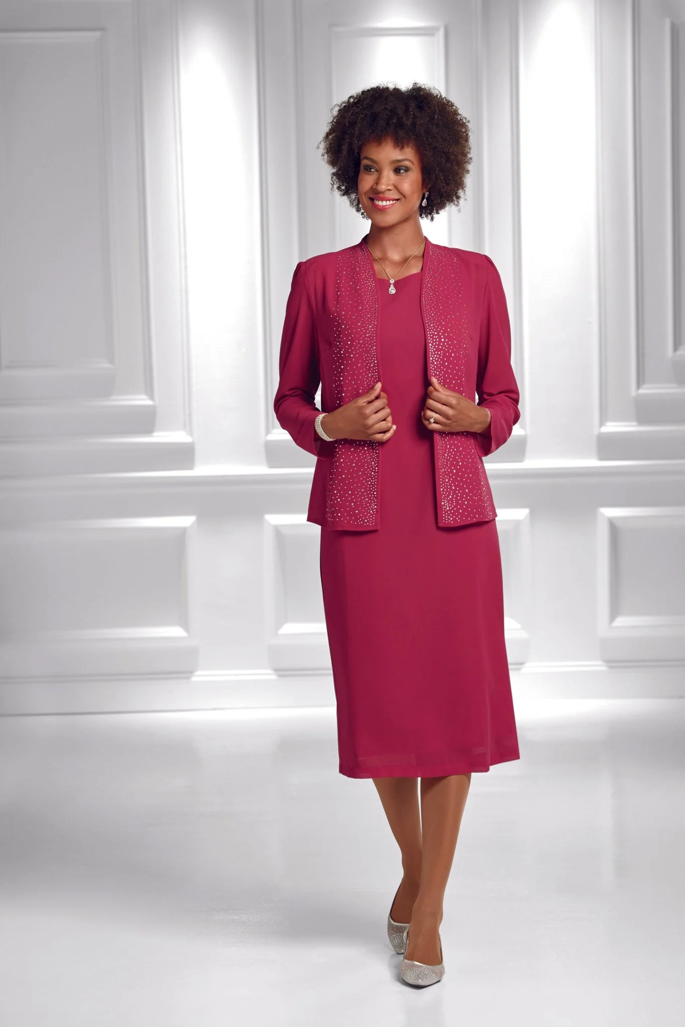 Lines of Shine Jacket Dress by EY Boutique - Image 5
