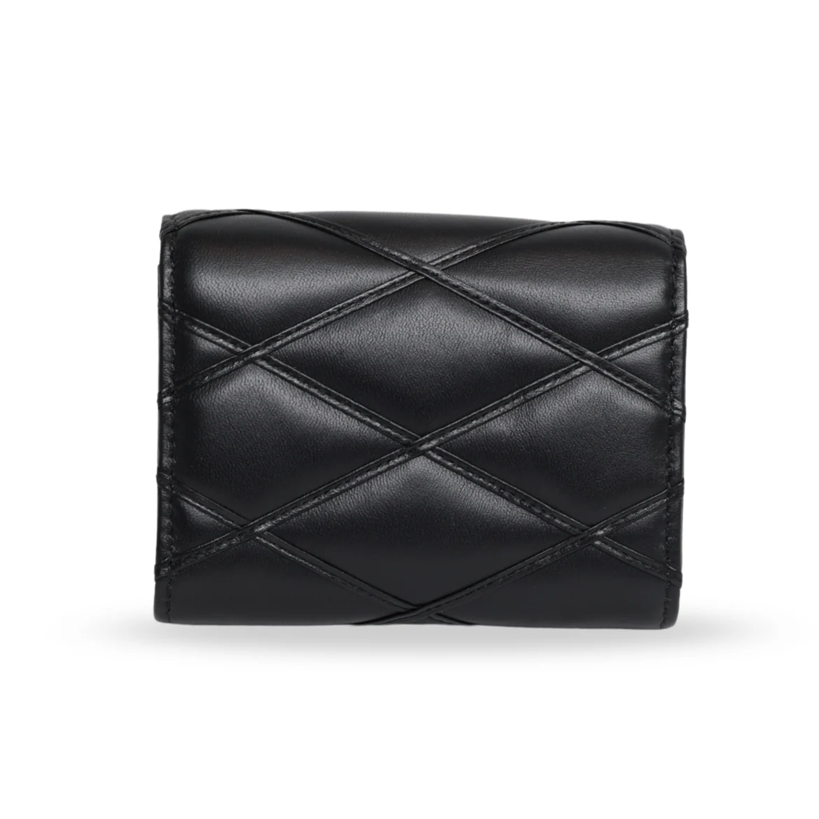 Louis Vuitton Go-14 Malletage Black Quilted Lambskin Leather Compact Wallet - Image 2