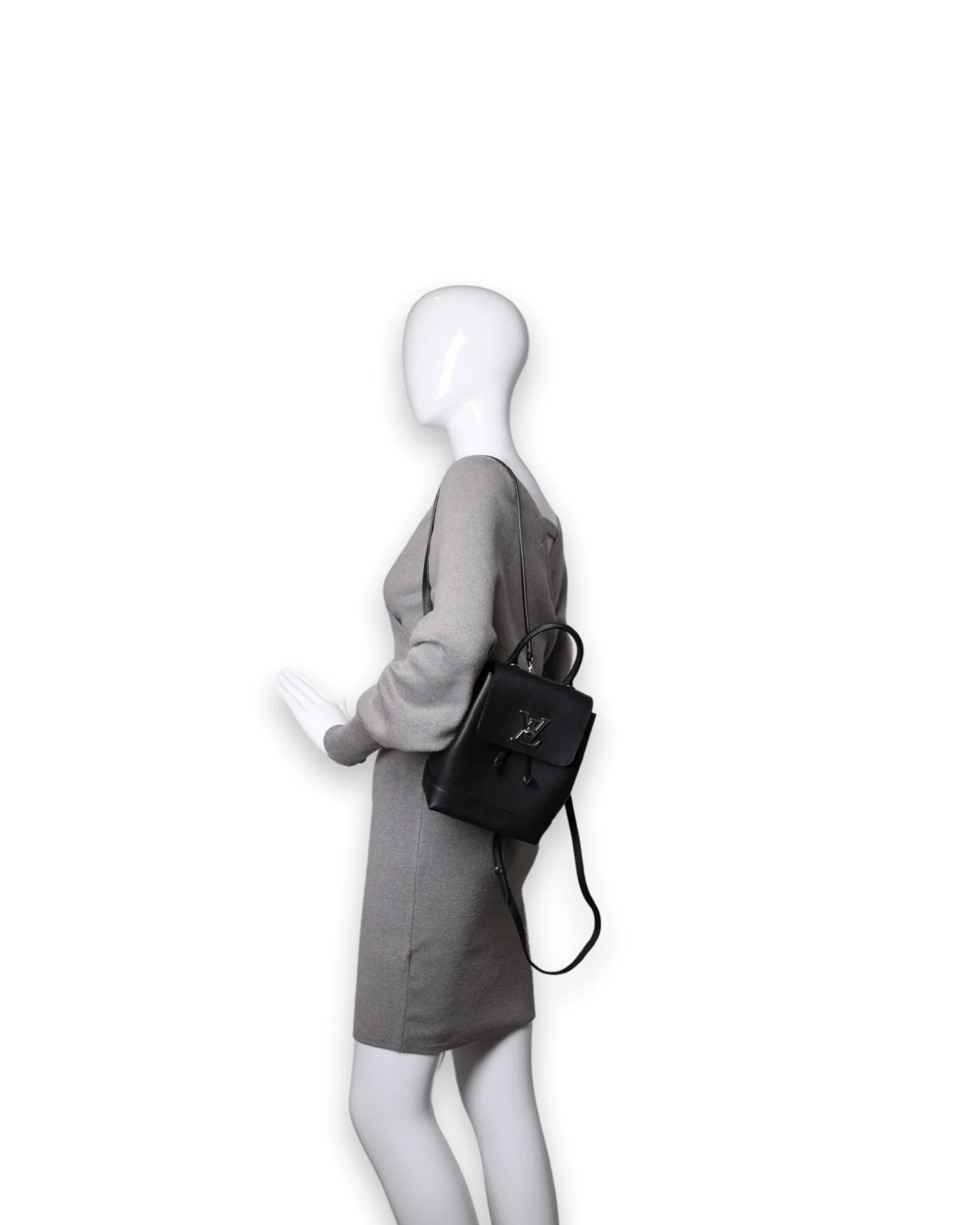Louis Vuitton - Lockme Black Backpack - Image 2
