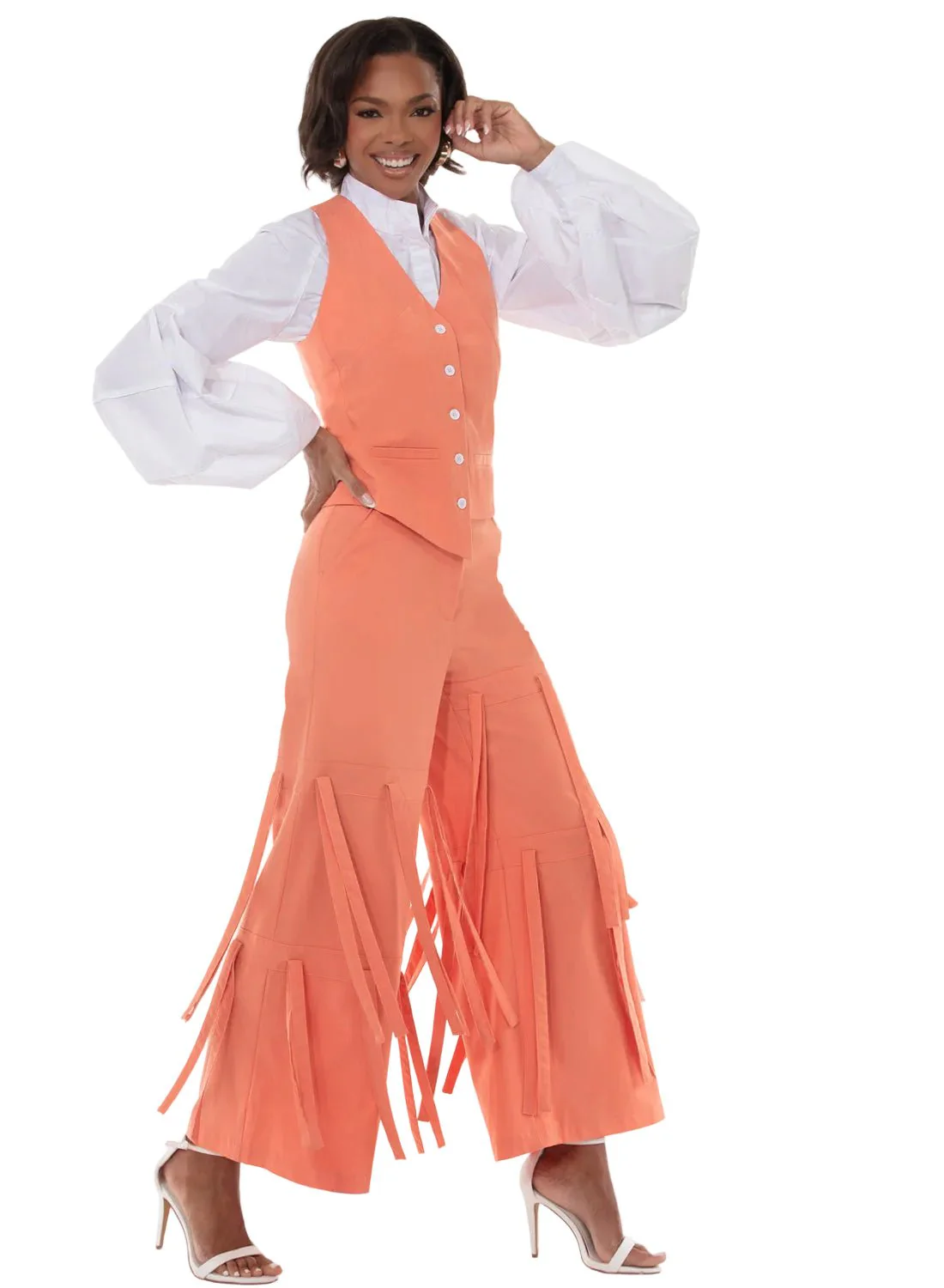 Fringe Wide Leg Pant Set by Love The Queen