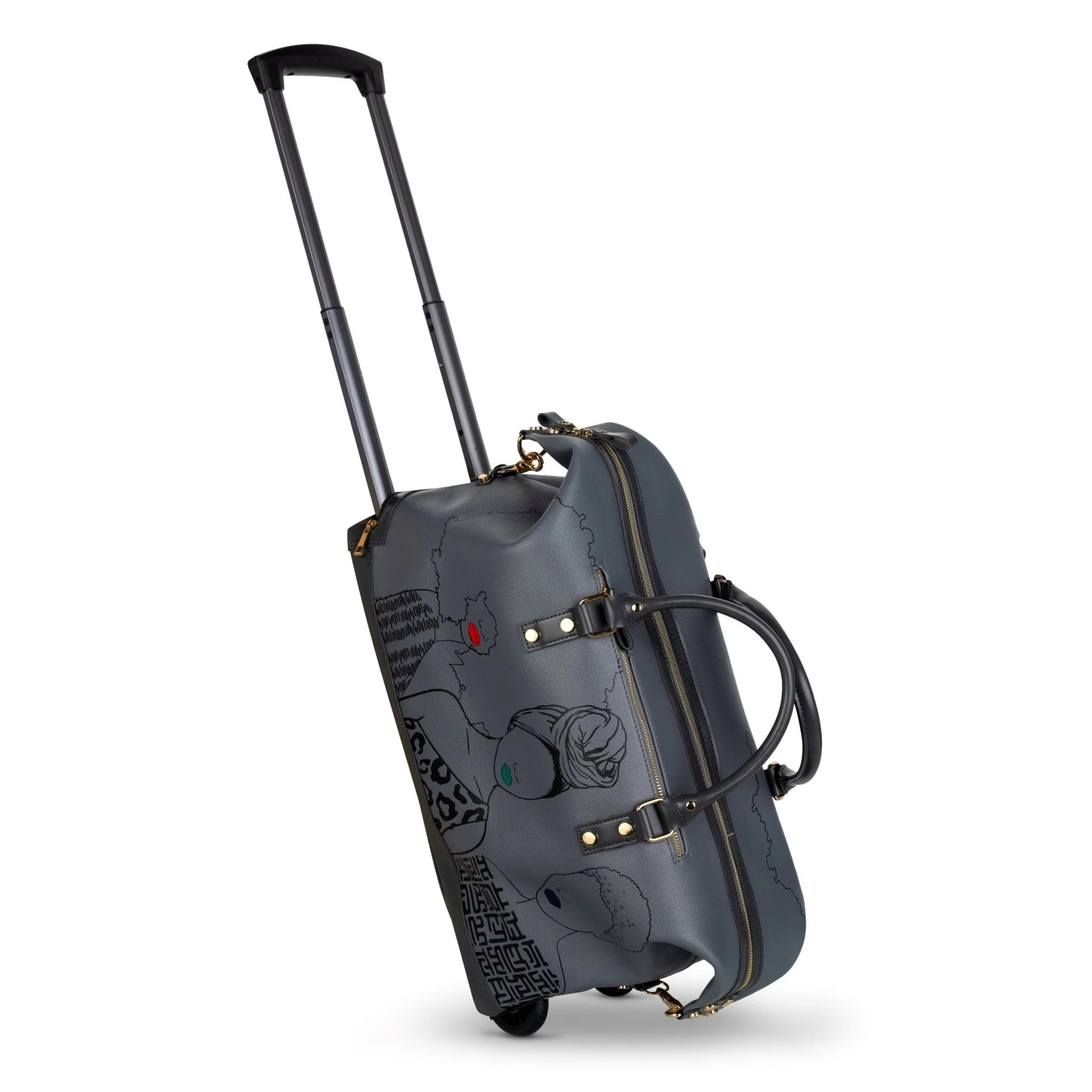 Mahogany Gray Roller Bag
