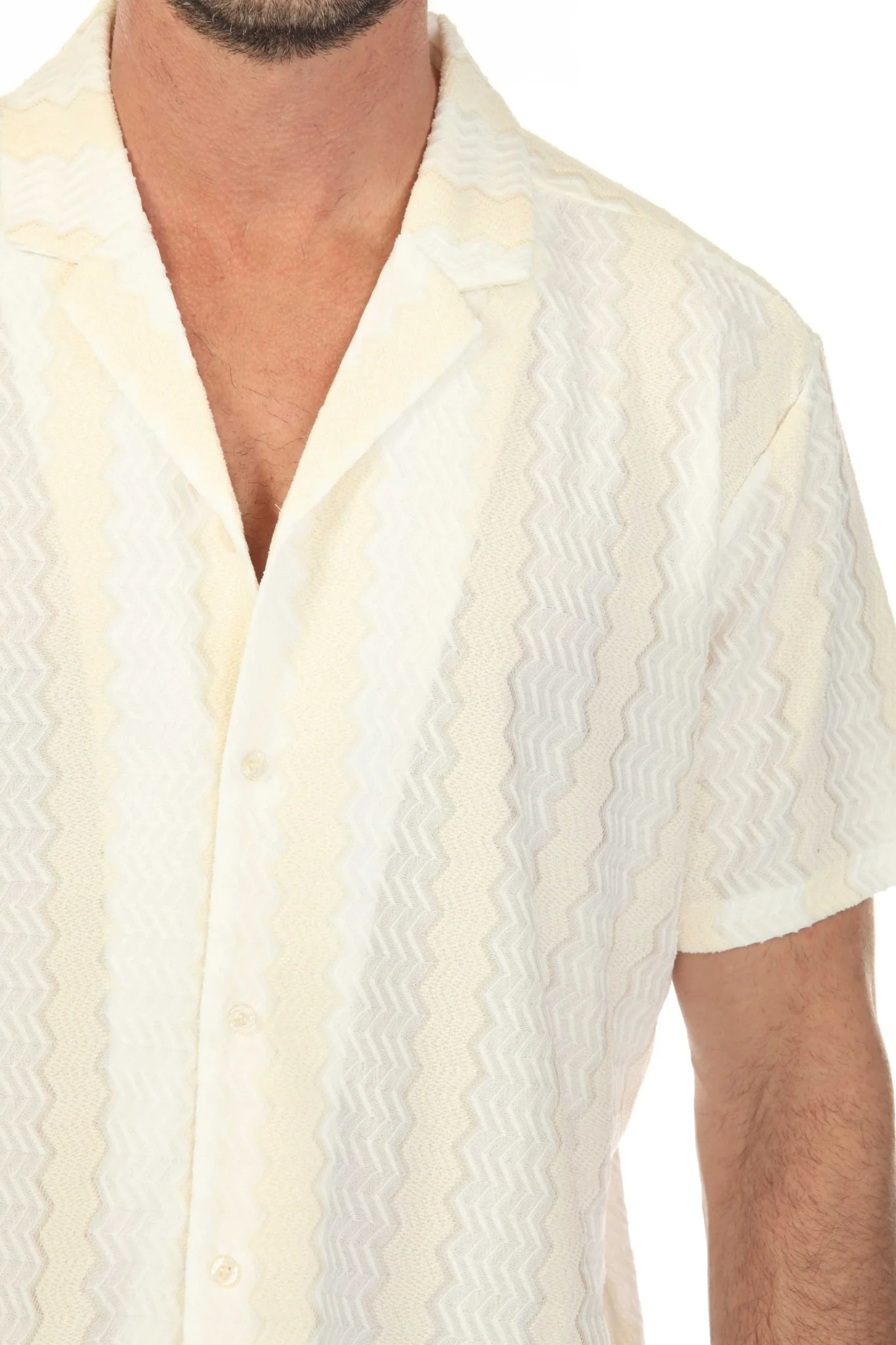Men's Riviera Textured Button Down Knit Shirt - Image 21