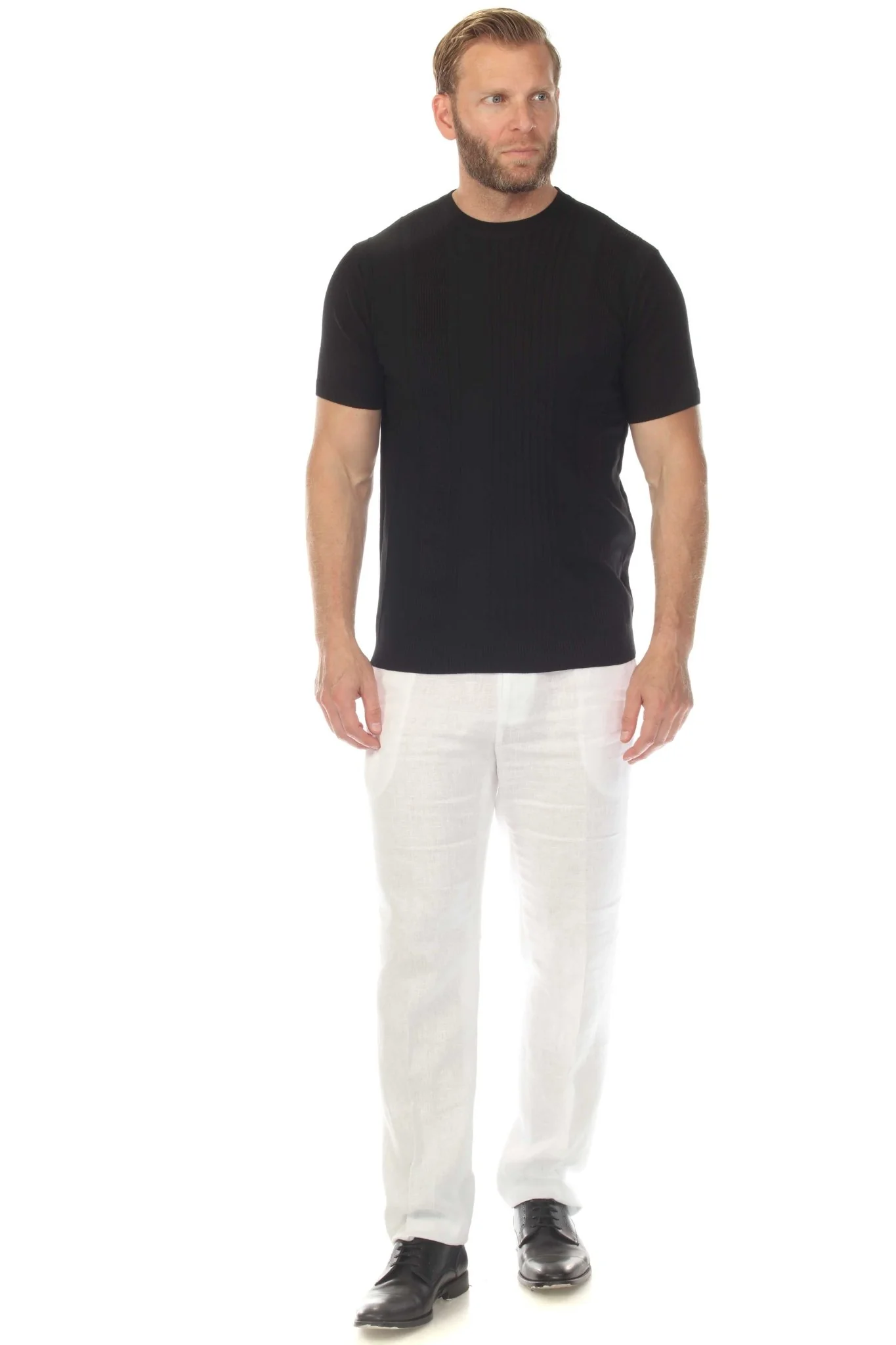Men's Stylish Premium Knit Textured T-Shirt - Image 7